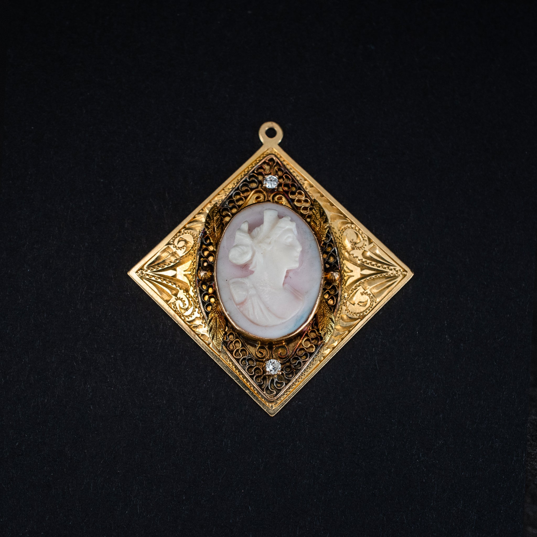 Cocktail & Statement Ring 14K Yellow Gold Charm Vintage 452279 DJP Jewelers & Luxury Buyers