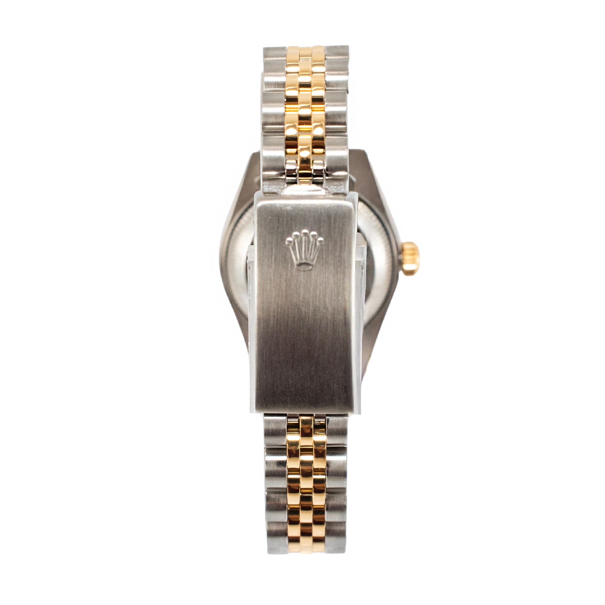 Ladies Rolex Datejust 26MM 69173 Jubilee Anniversary Dial 18K Gold Steel Watch