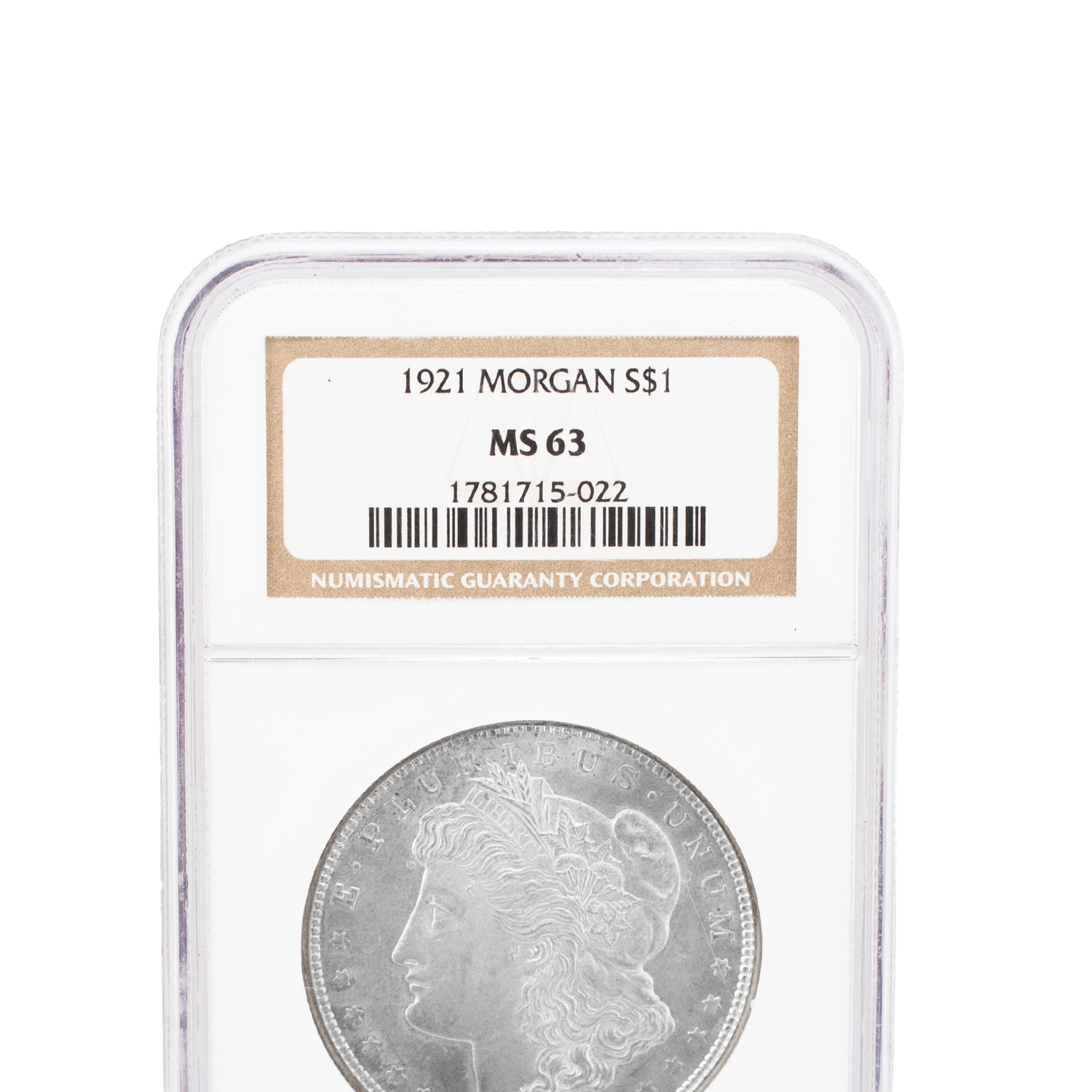 1921 Ngc MS63 Silver $1 Morgan Coin