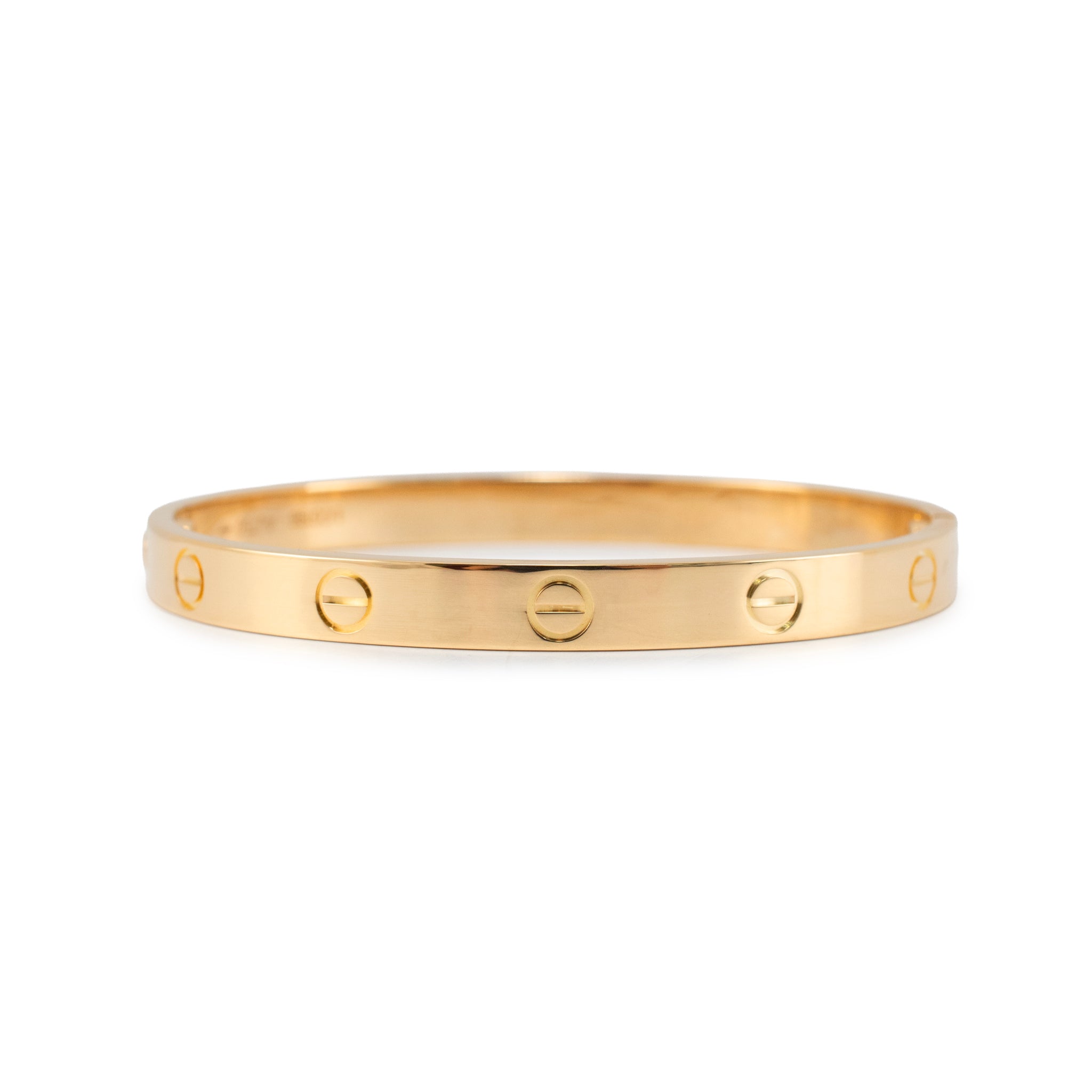 Cartier Love Classic Model 18K Yellow Gold Bangle Bracelet