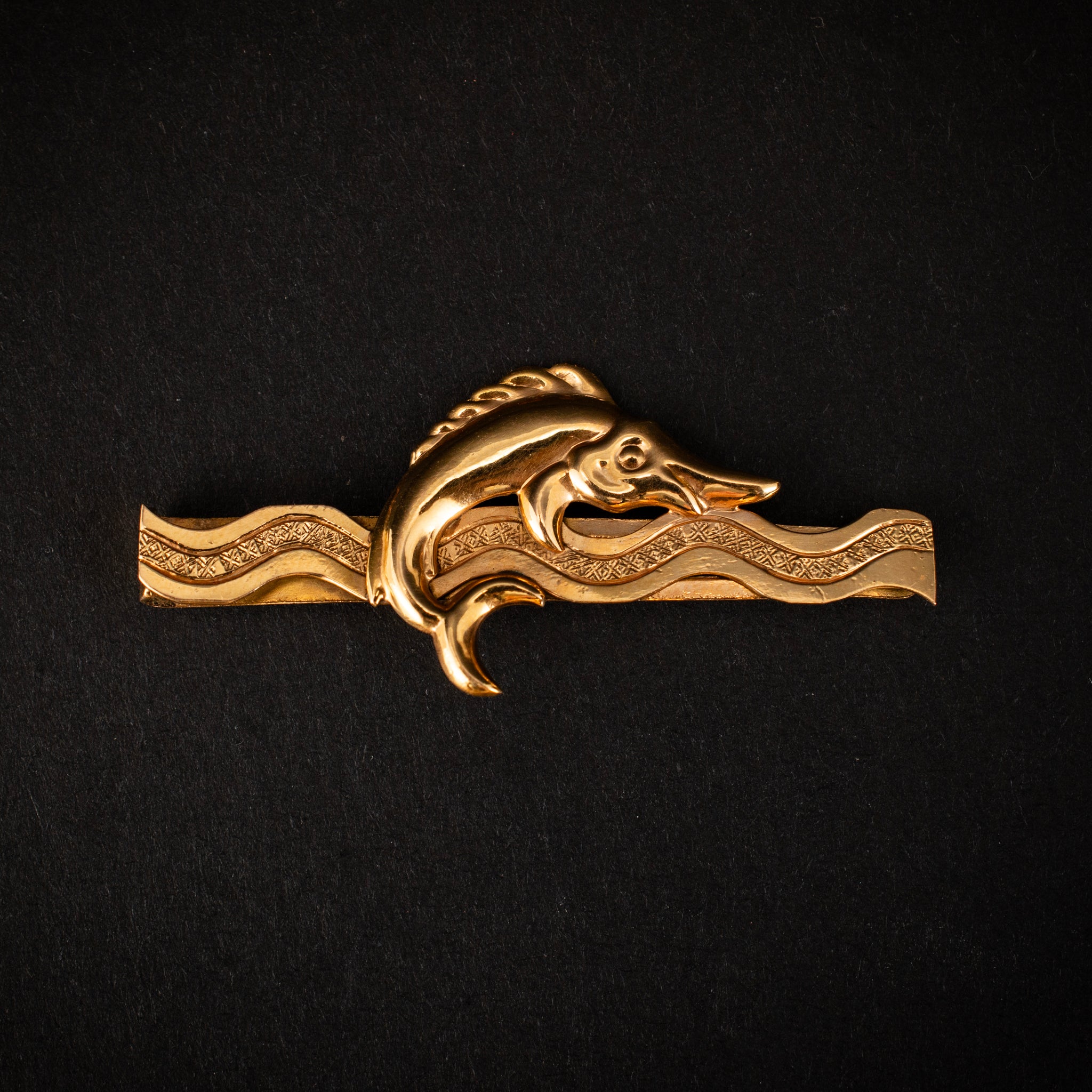 Tie Clip 18K Yellow Gold Vintage 452478 available at DJP Jewelers & Luxury Buyers