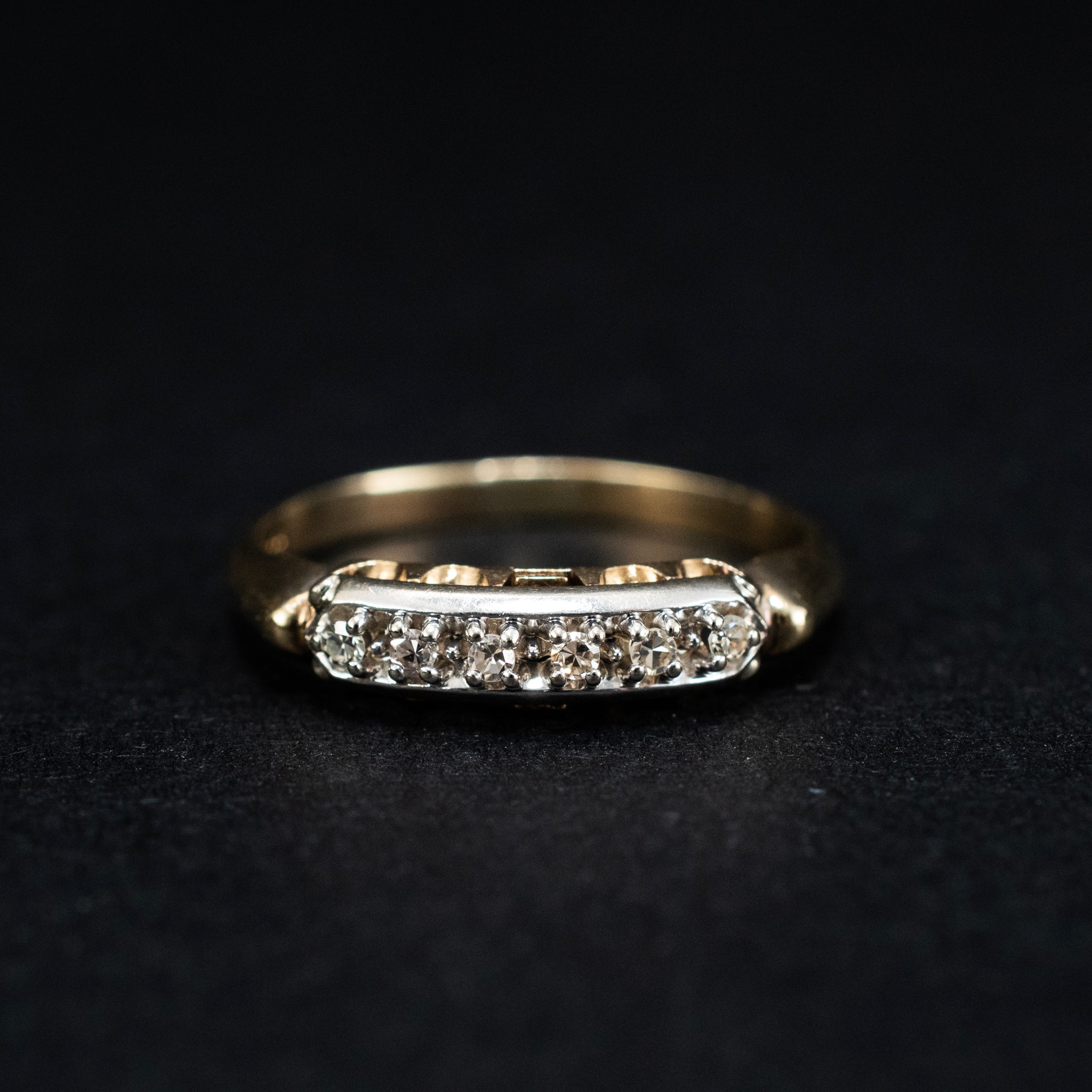 Cocktail & Statement Ring 14K Yellow Gold Band Vintage 452492 DJP Jewelers & Luxury Buyers