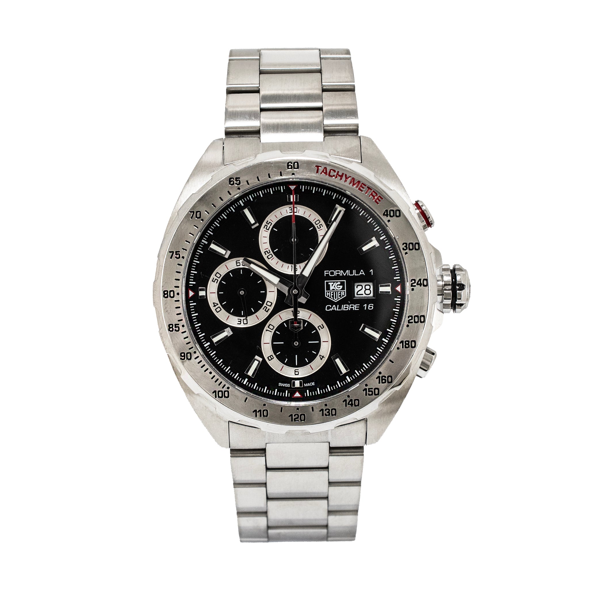 Tag Heuer Formula 1 Calibre 16 44MM caz2010.ba0876 Black Dial Steel Watch