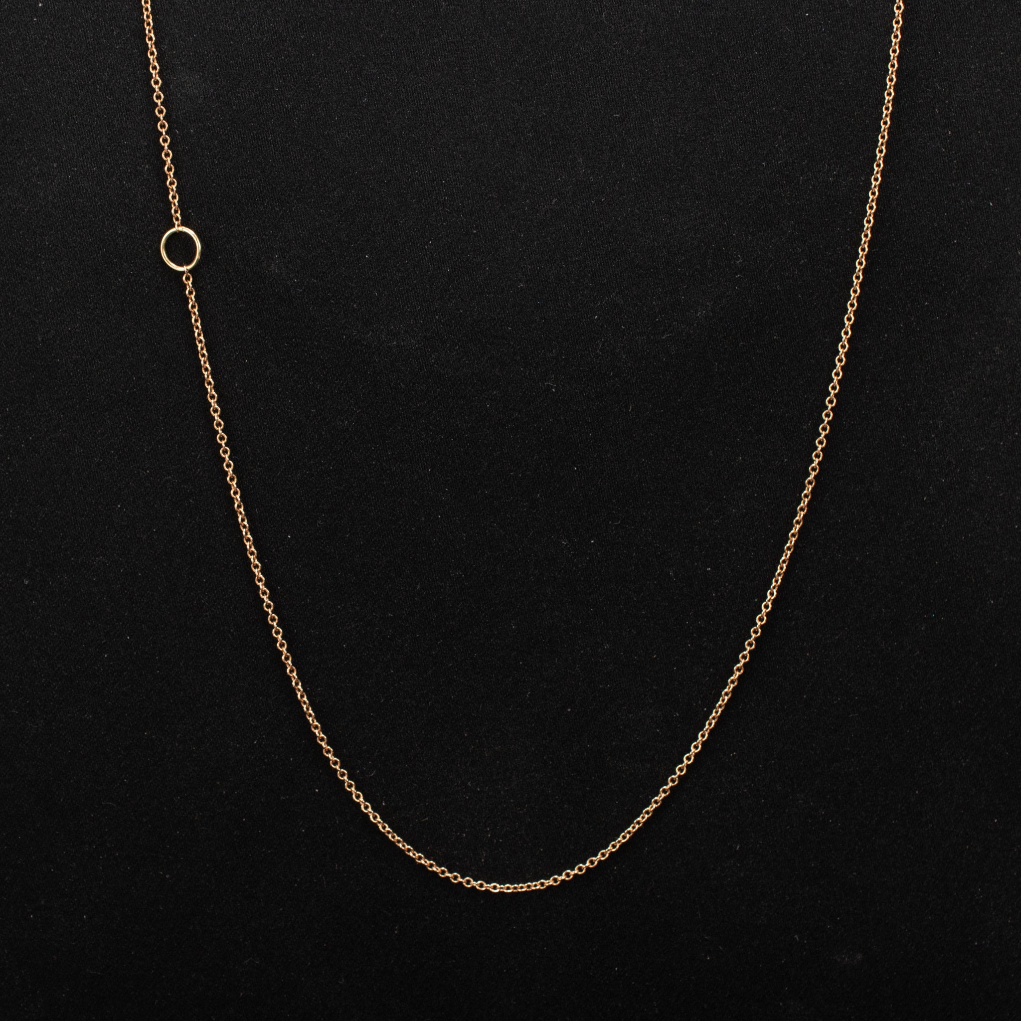 Chain Necklace Rolo 14K Rose Gold Modern Style 452786 available at DJP Jewelers & Luxury Buyers