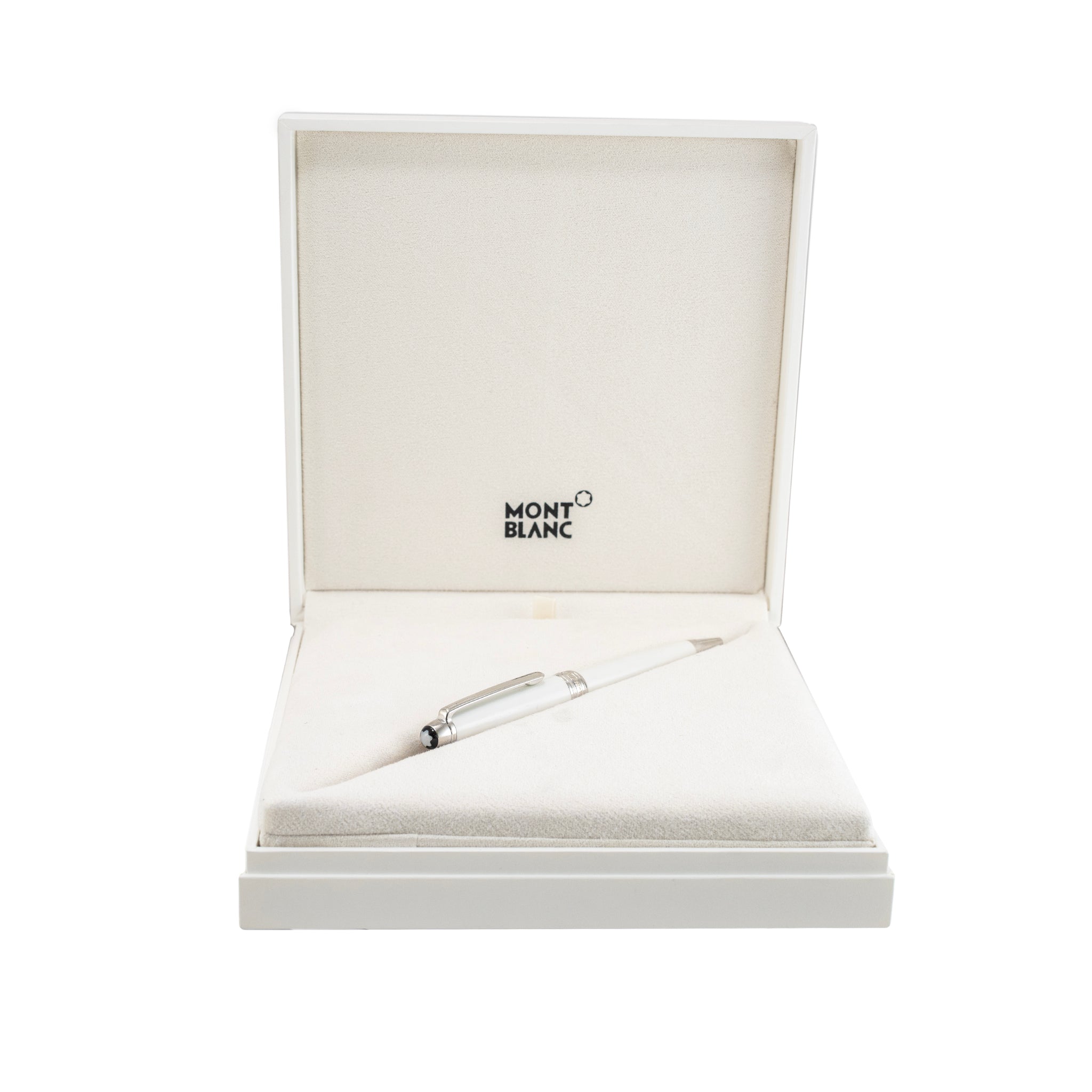 Montblanc Meisterstuck Tribute to the Mont Blanc White Resin Ballpoint Pen