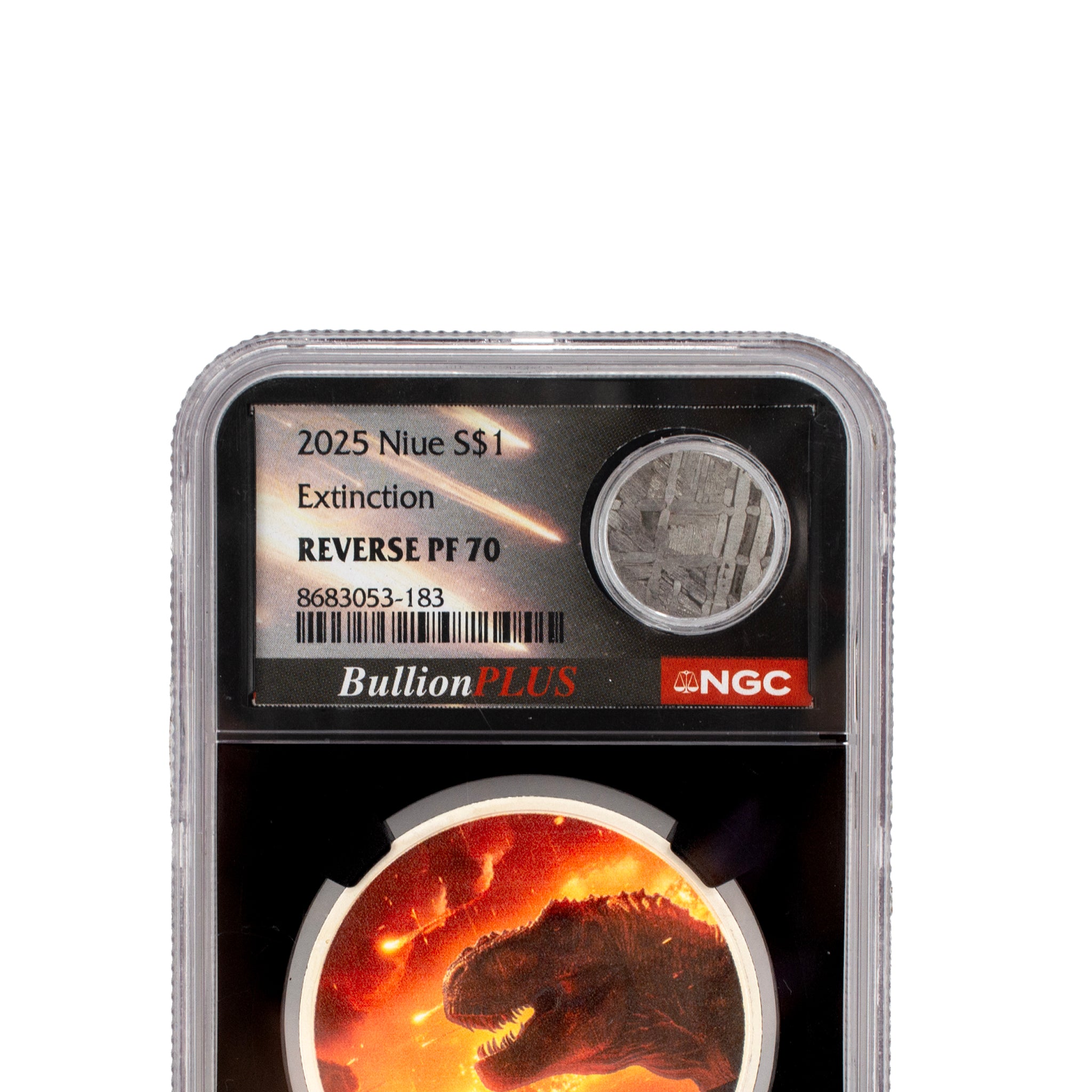 2025 Ngc PF70 $1 Niue Reverse Proof 1OZ Fine Silver Extinction Bullion Coin