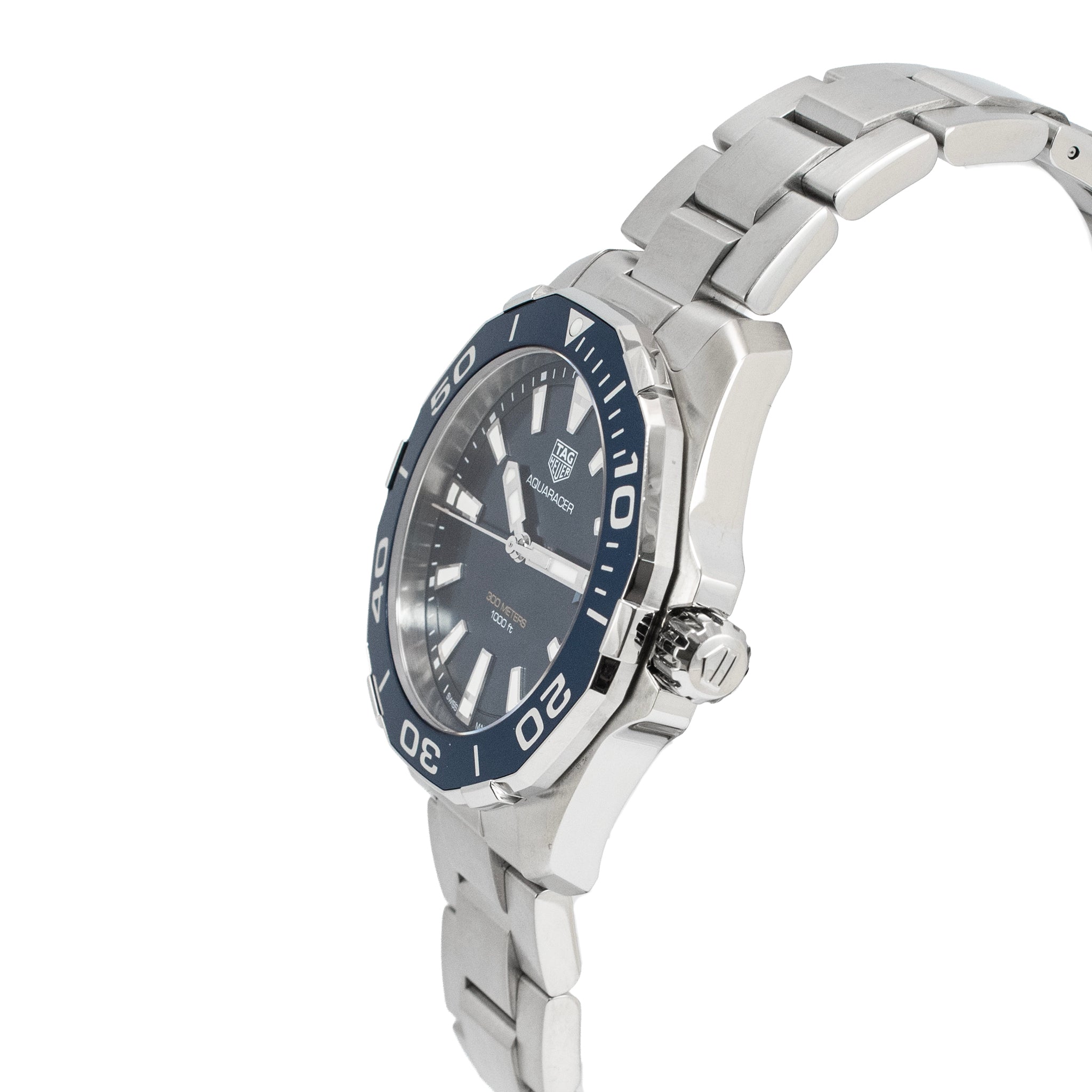 Tag Heuer Aquaracer 300M 41MM way111c Blue Dial Stainless Steel Quartz Watch