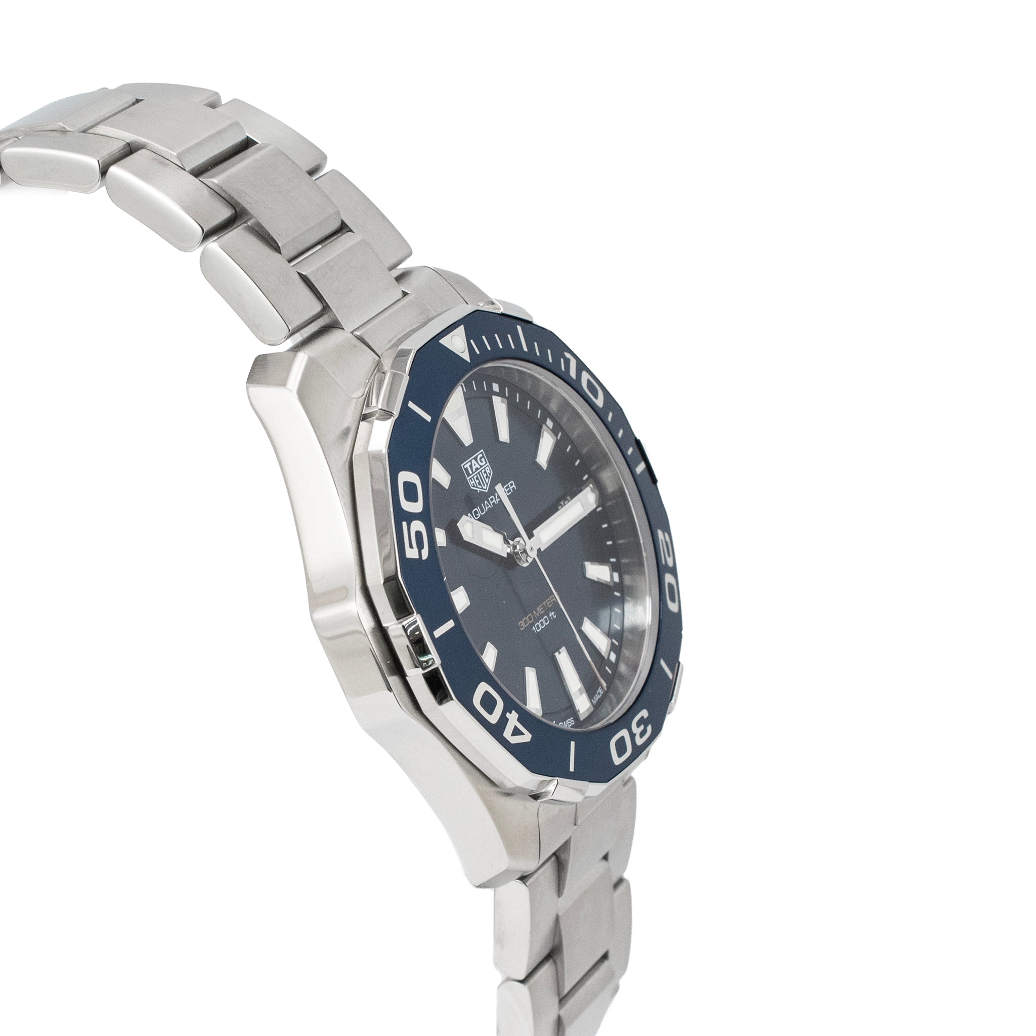 Tag Heuer Aquaracer 300M 41MM way111c Blue Dial Stainless Steel Quartz Watch