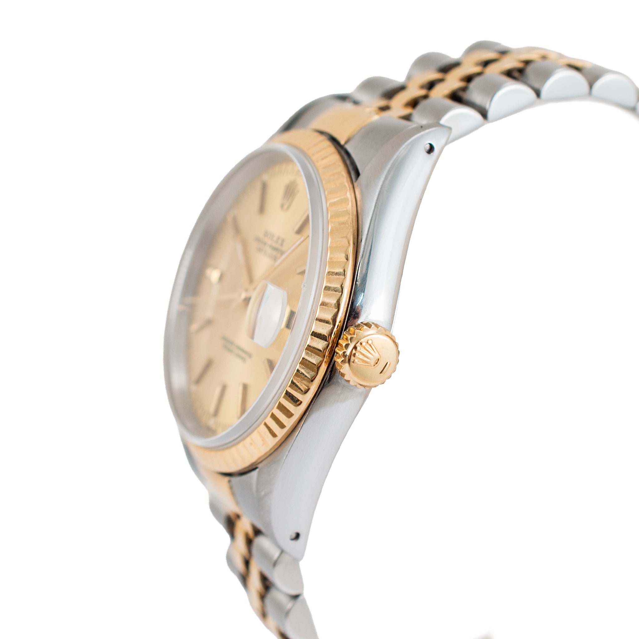 Rolex Datejust 36MM 16233 Champaign Dial Two Tone Gold Steel Automatic Watch