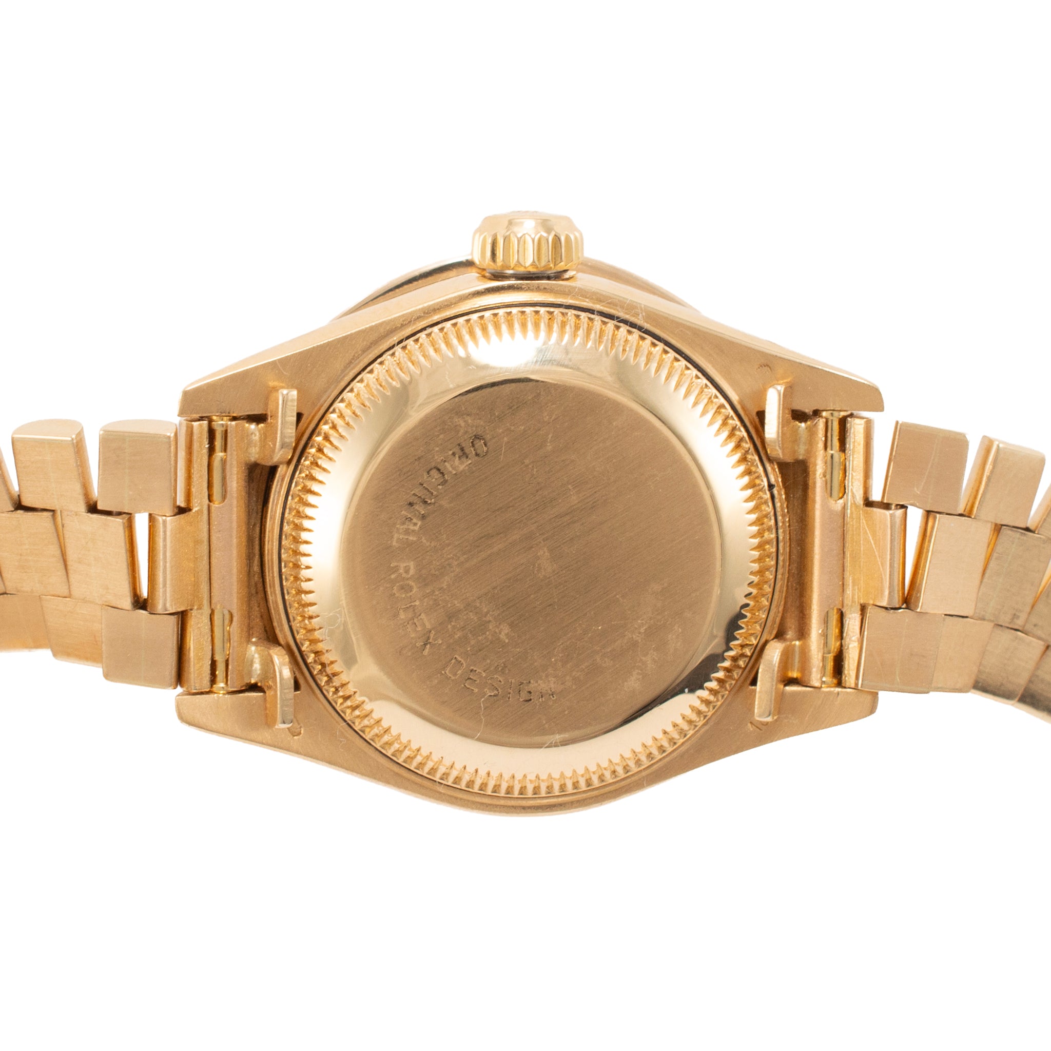 Ladies Rolex Datejust Presidential 26MM 69178 18K Yellow Gold Diamond Watch