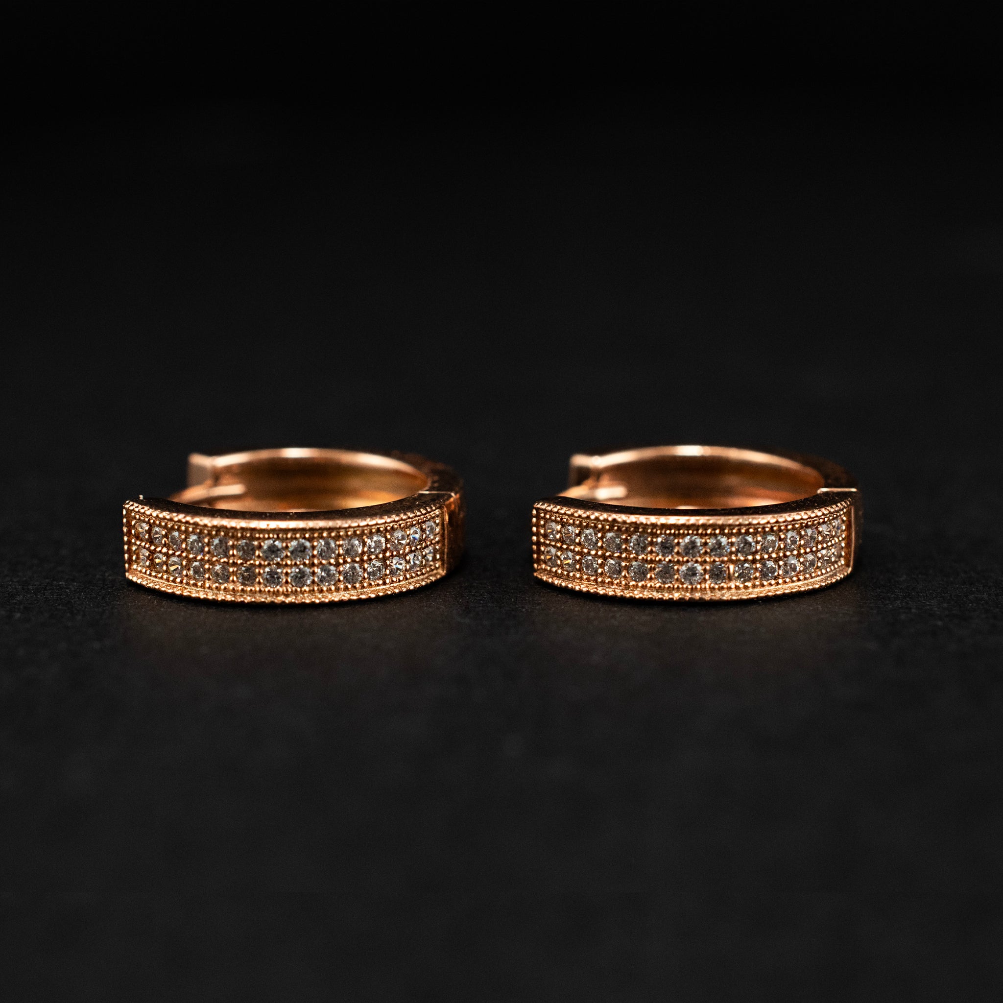 Hoop Earrings Silver/Gold Plated Hoops Modern Style 453767 available at DJP Jewelers & Luxury Buyers