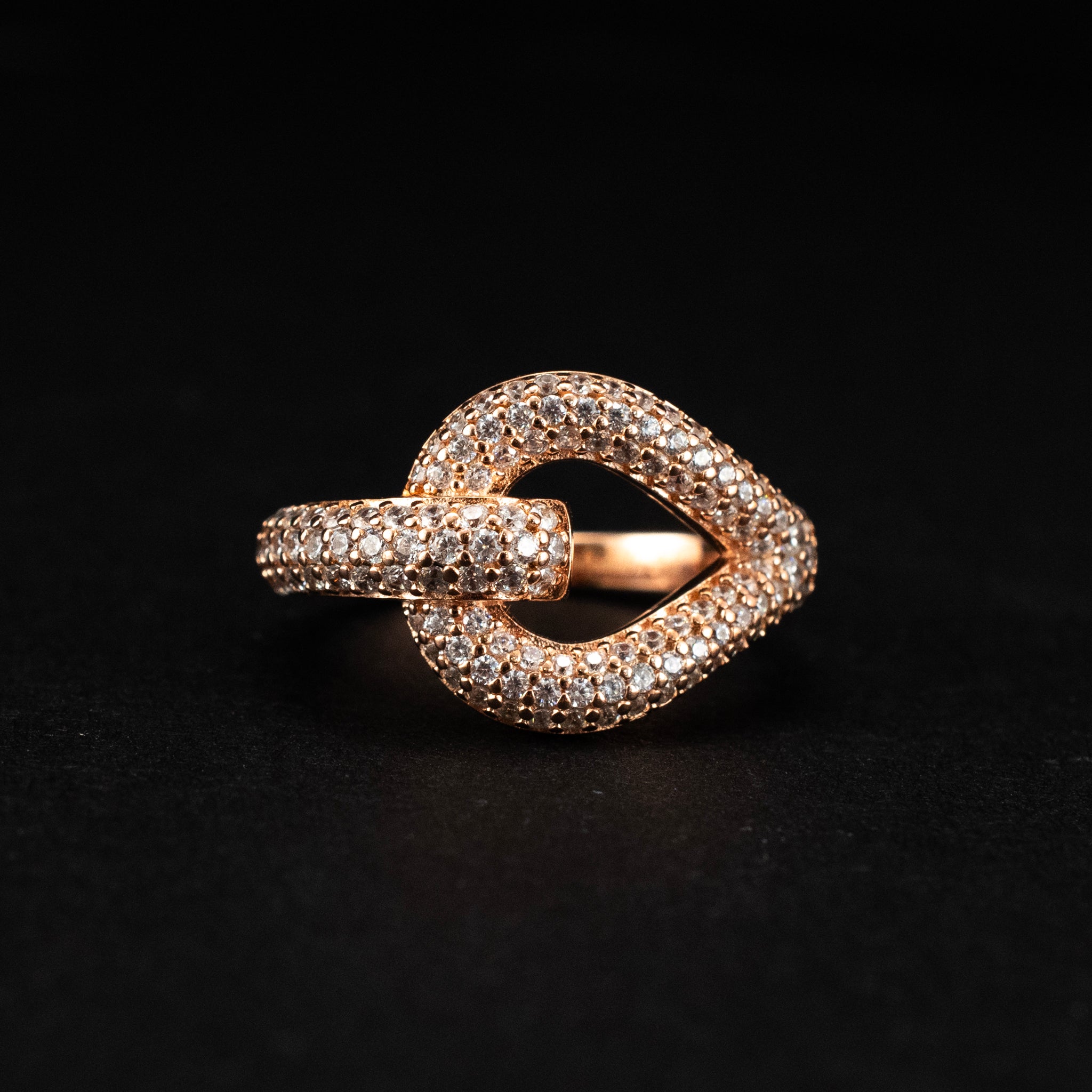Cocktail & Statement Ring Silver/Gold Plated Band Modern Style 453780 available at DJP Jewelers & Luxury Buyers
