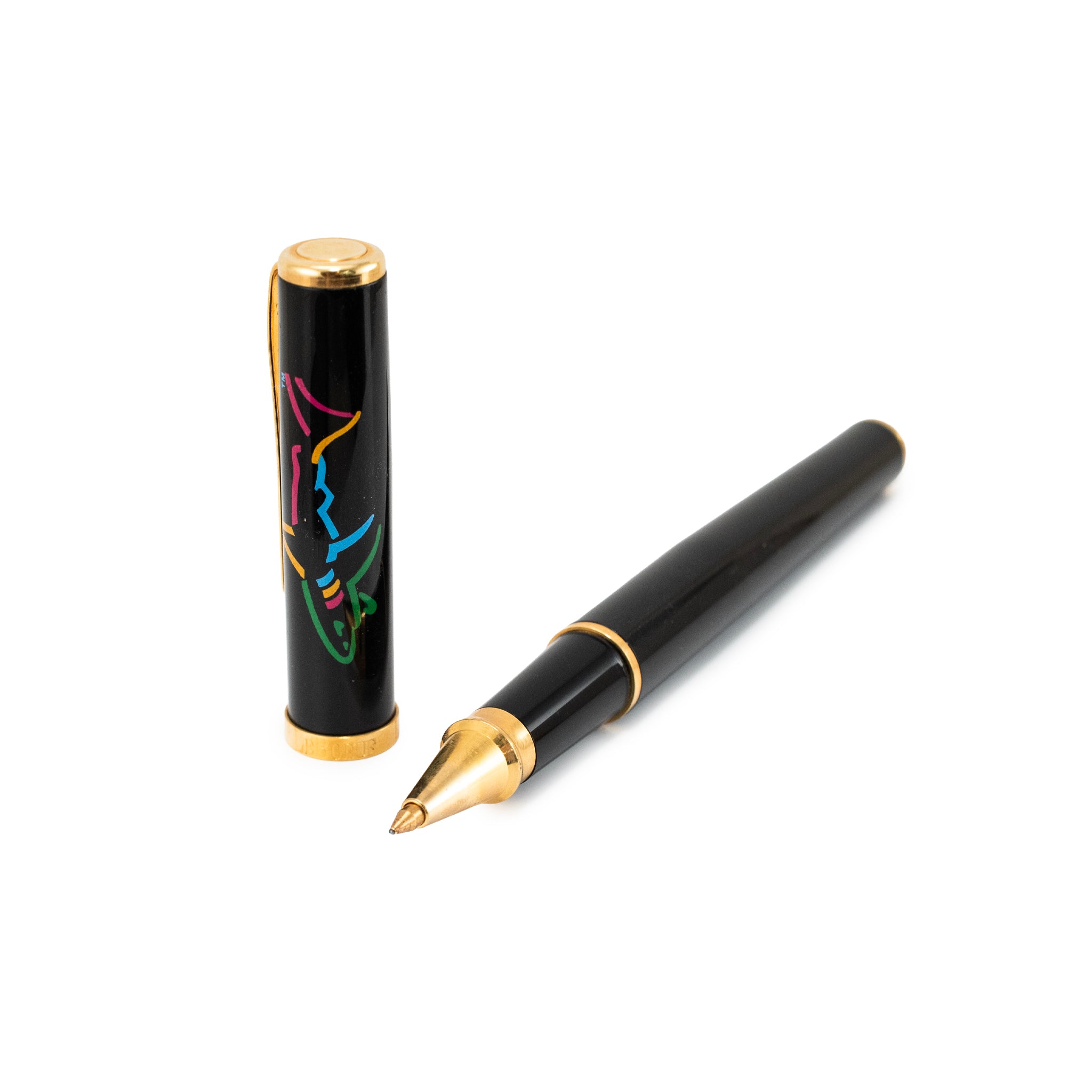 Leboeuf Greg Norman Limited Edition 23K Gold Plated Shark Rollerball Pen