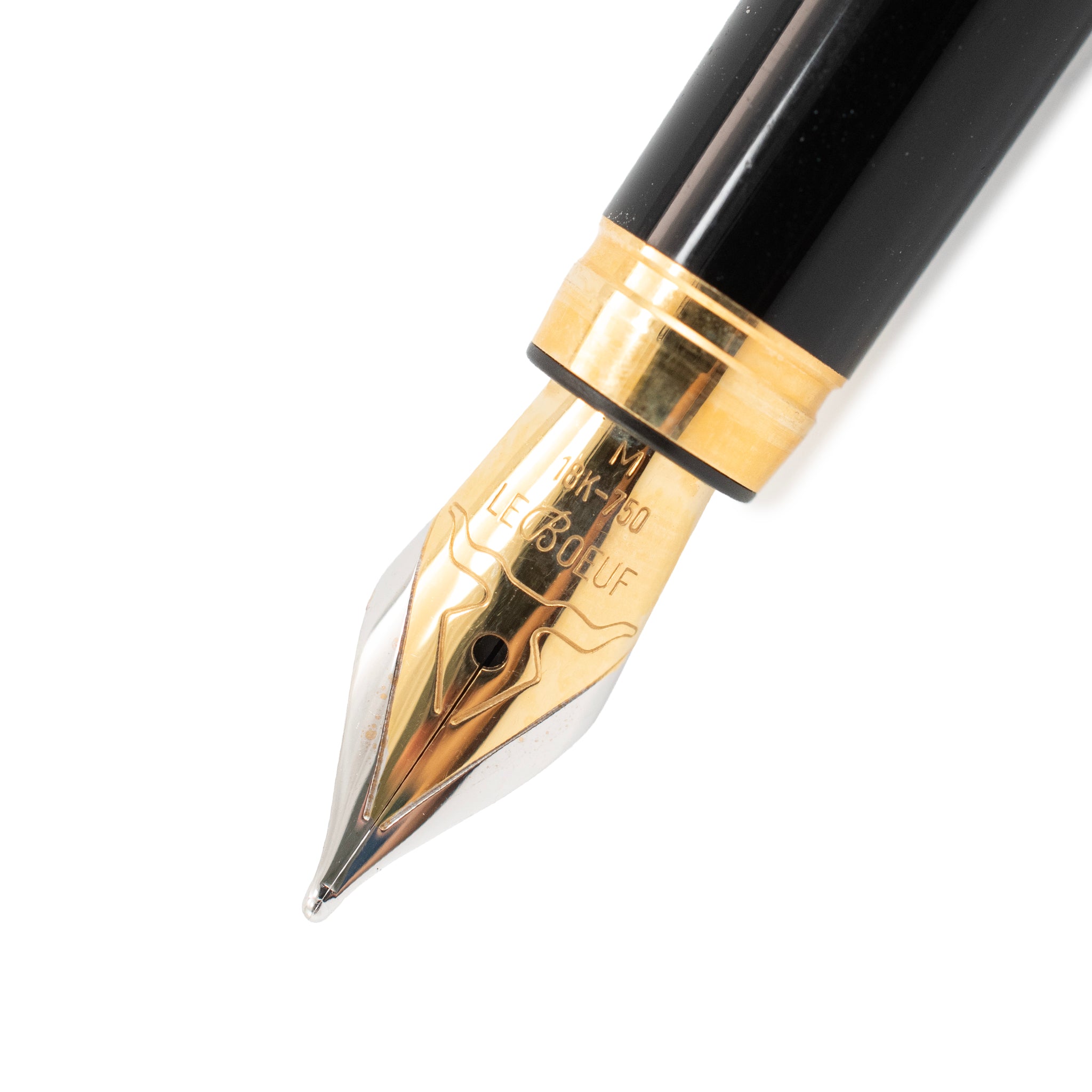 Leboeuf Greg Norman 18K Yellow Gold Nib Limited Edition Fountain Pen