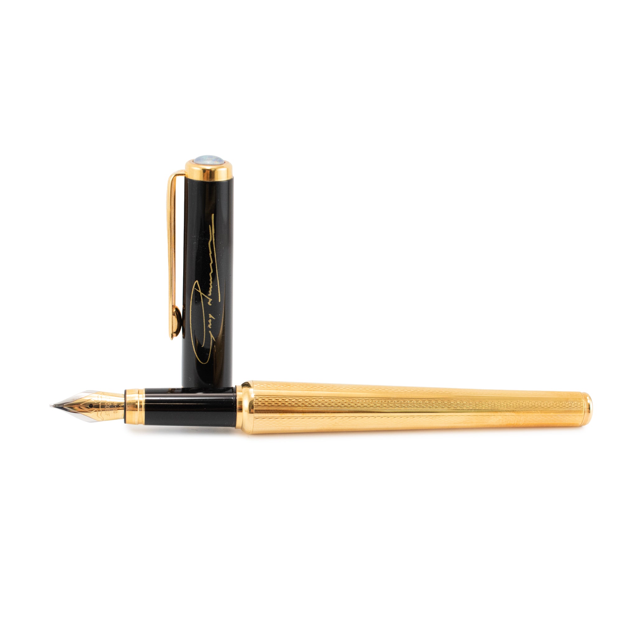 Leboeuf Greg Norman 18K Yellow Gold Nib Limited Edition Fountain Pen