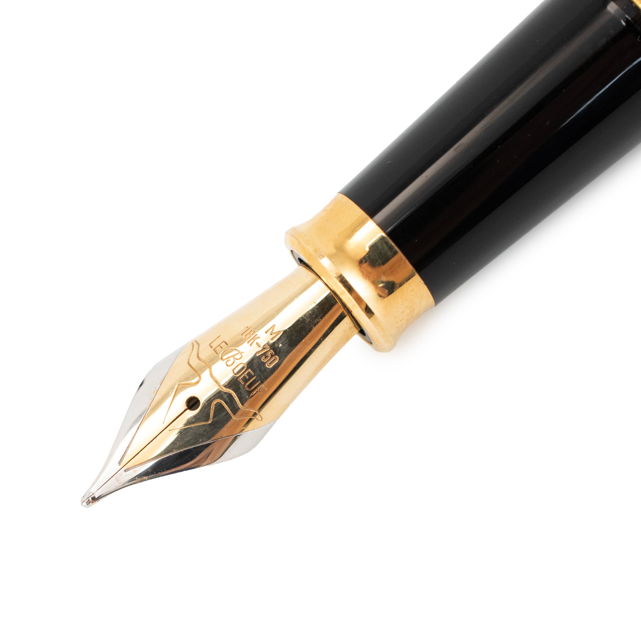 Leboeuf Greg Norman 18K Yellow Gold Nib Limited Edition Fountain Pen