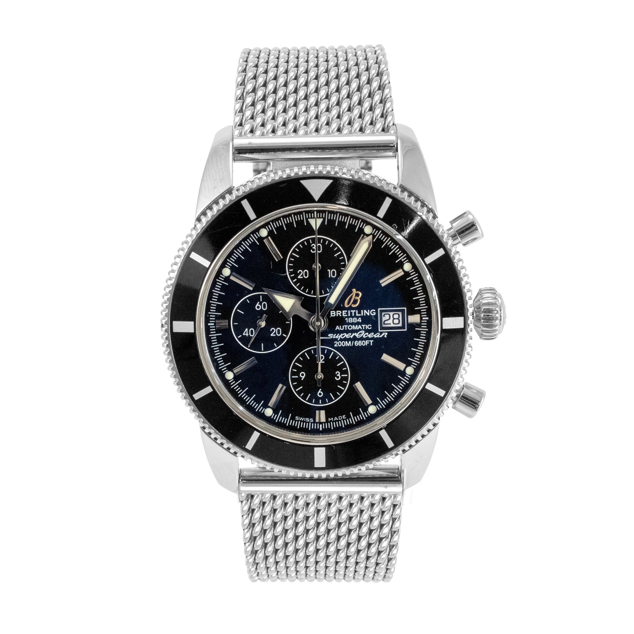 Breitling Superocean Heritage Chronograph 46MM A13320 Stainless Steel Watch
