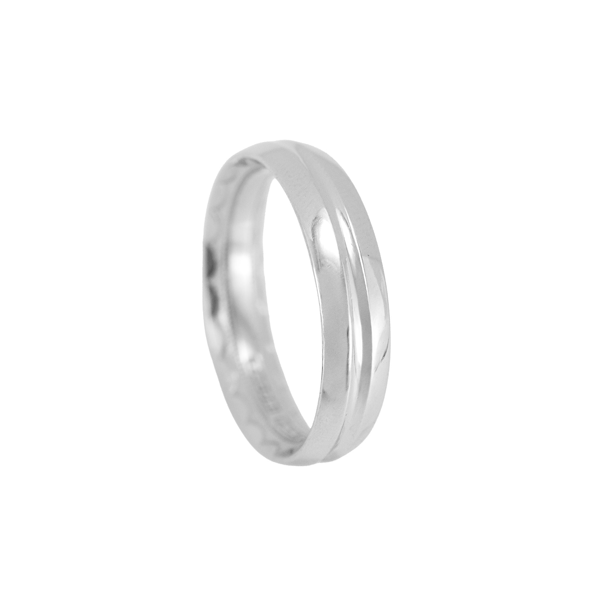 Men’s Tacori Platinum Classic Streamline Finish Wedding Band Ring