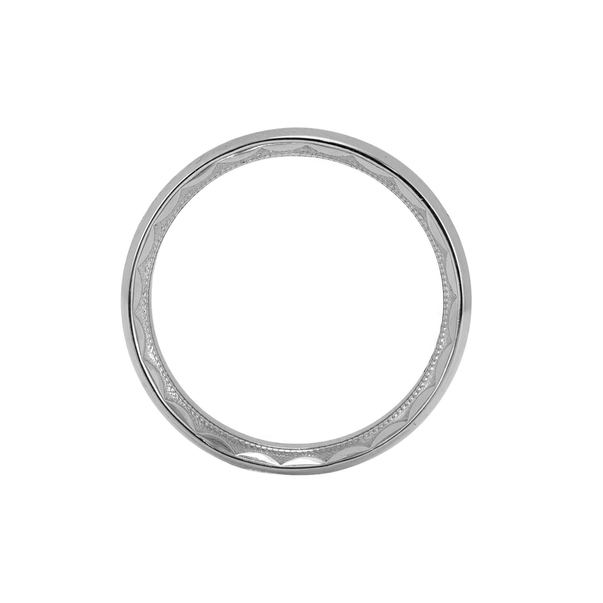 Men’s Tacori Platinum Classic Streamline Finish Wedding Band Ring