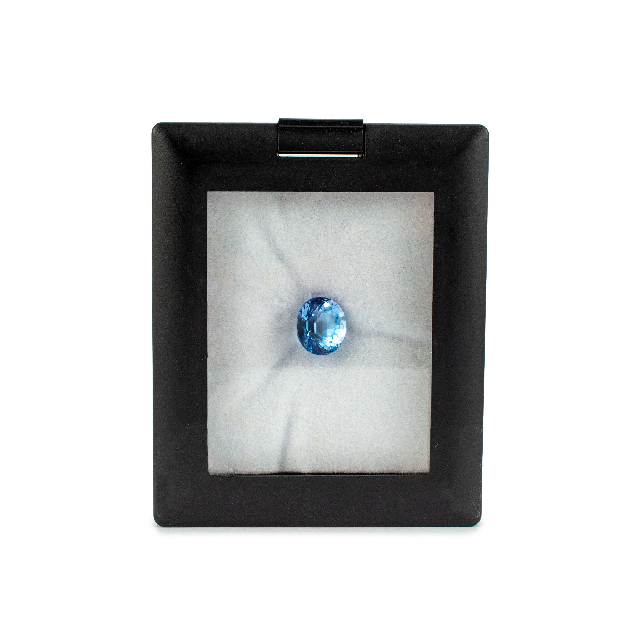 Natural 5.87ct Gia Oval Shape Cut Blue Loose Sapphire