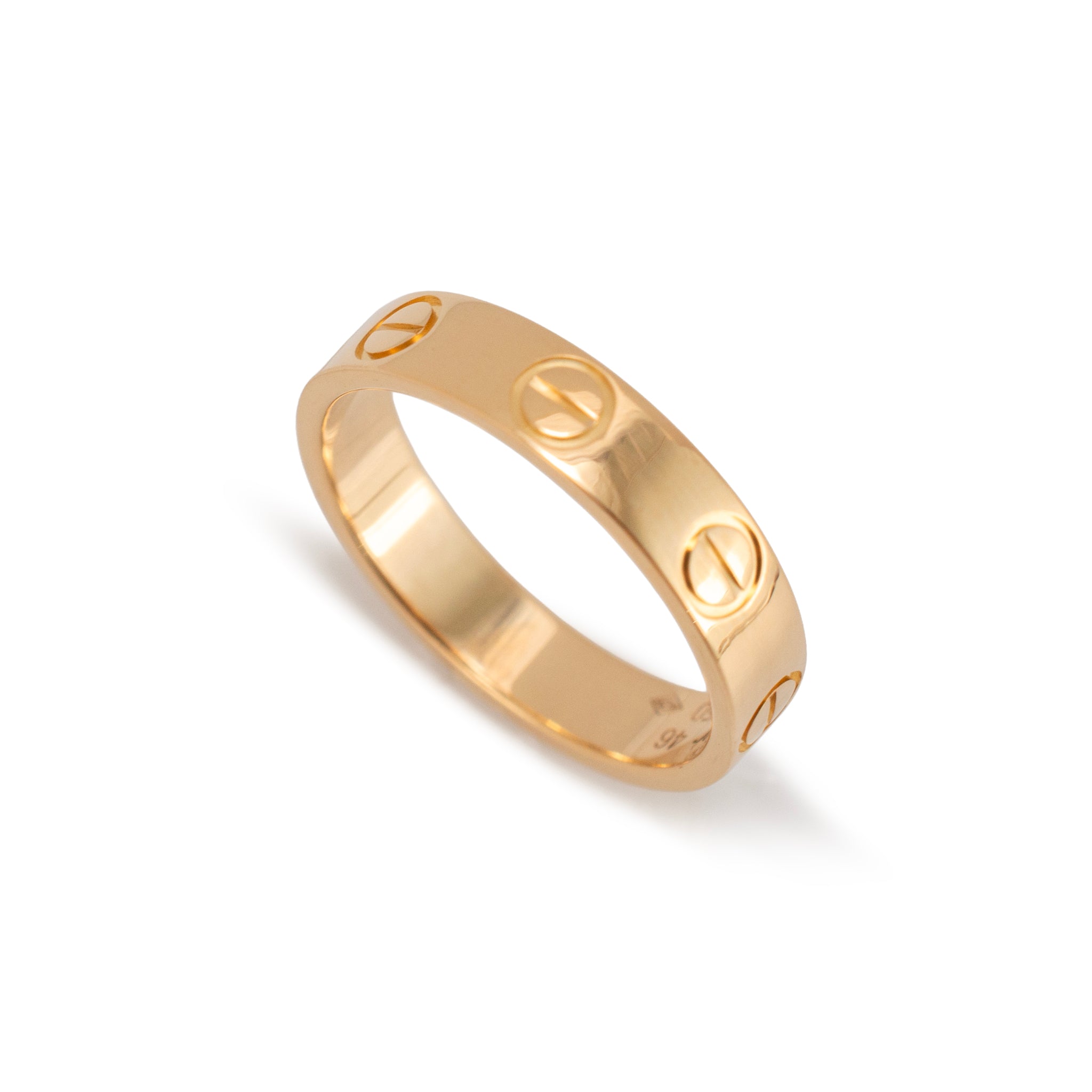 Cartier 18K Yellow Gold Small Model Love Band Ring