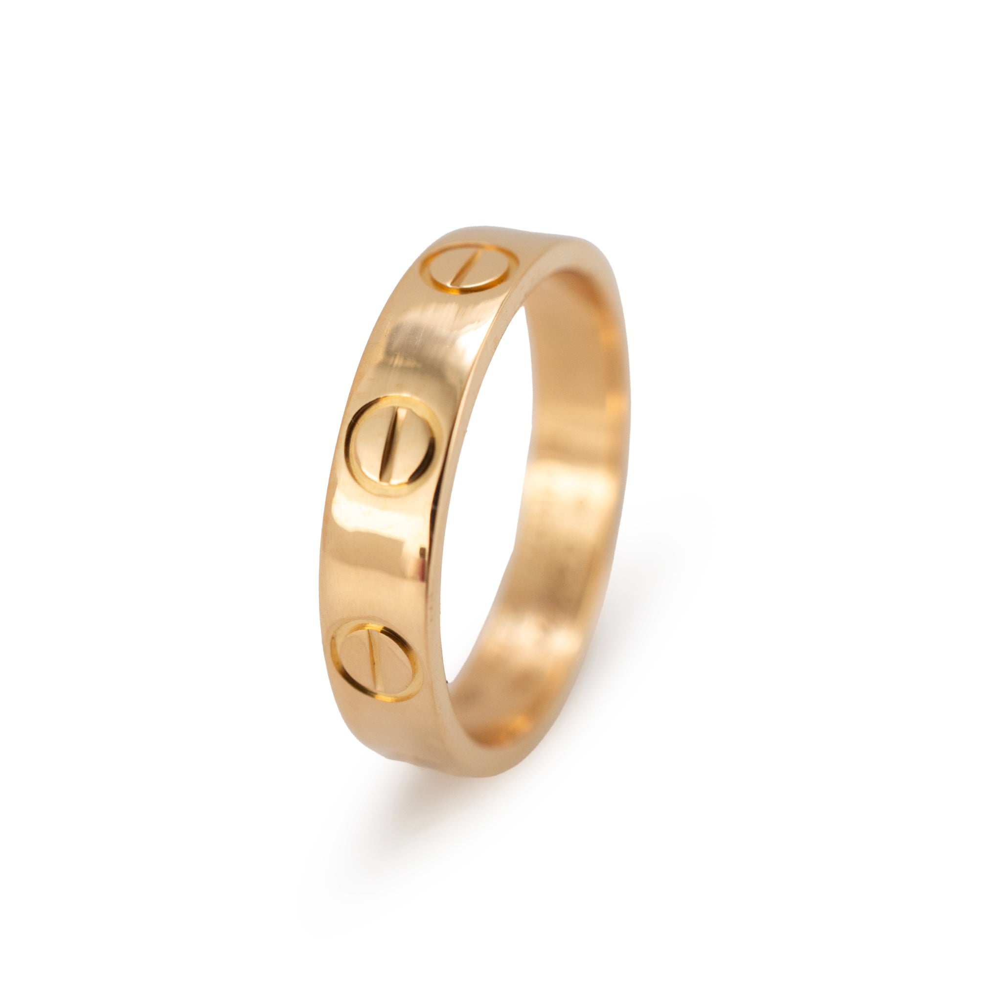 Cartier 18K Yellow Gold Small Model Love Band Ring