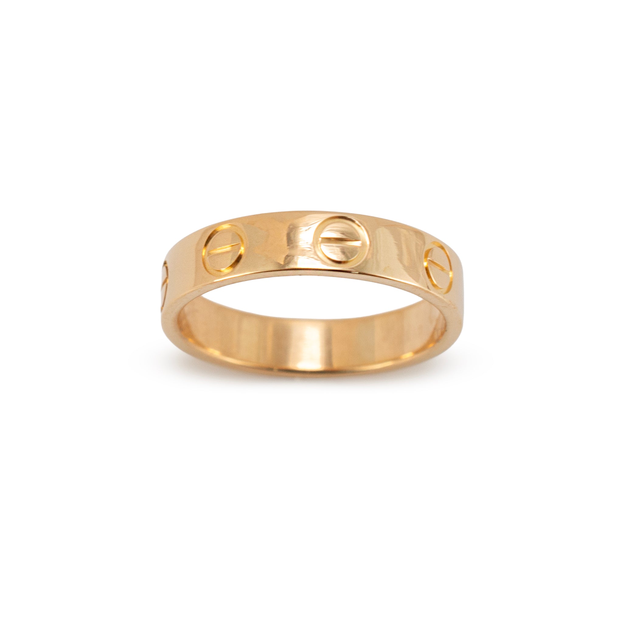 Cartier 18K Yellow Gold Small Model Love Band Ring