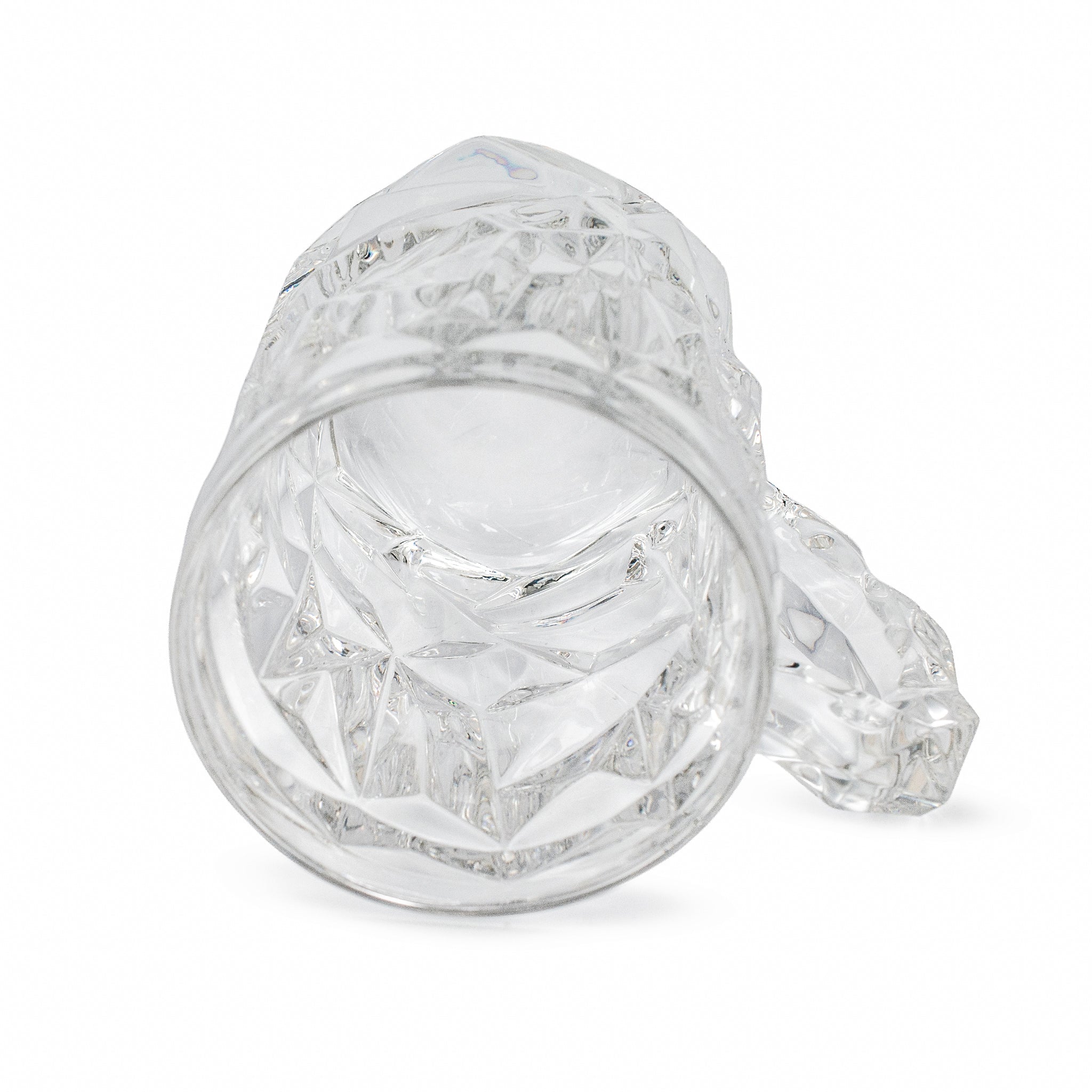 Tiffany & Co. 16OZ Pair of Rock Cut Crystal Beer Mug