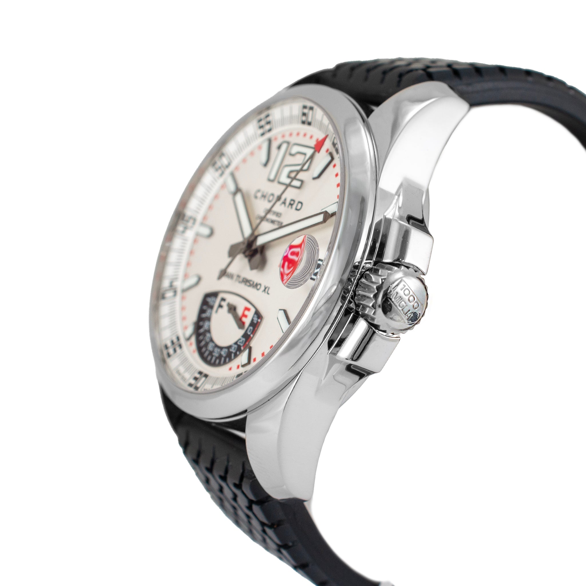 Chopard Mille Miglia Gran Turismo XL 44MM 8997 White Dial Steel Automatic Watch
