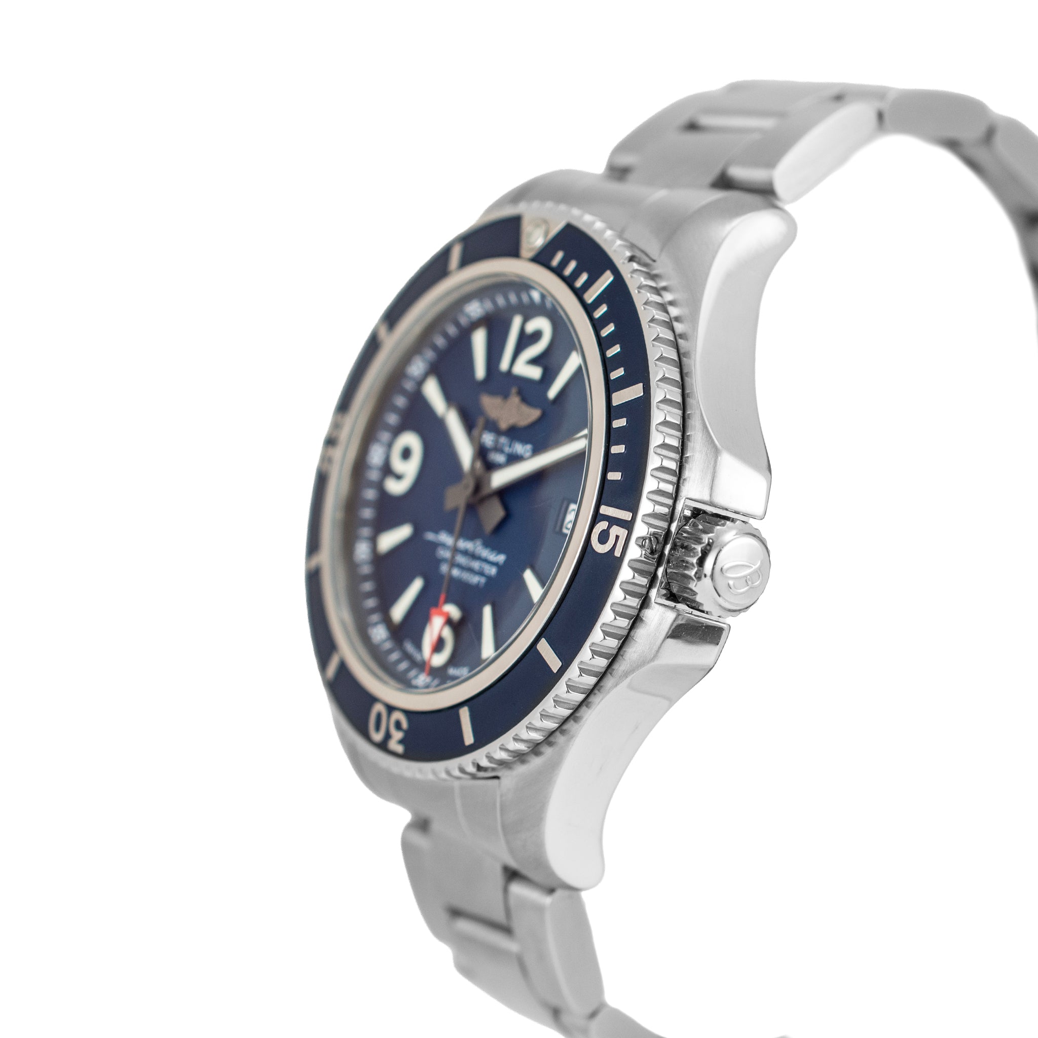 Breitling Superocean 42MM A17366 Blue Dial Stainless Steel Automatic Watch