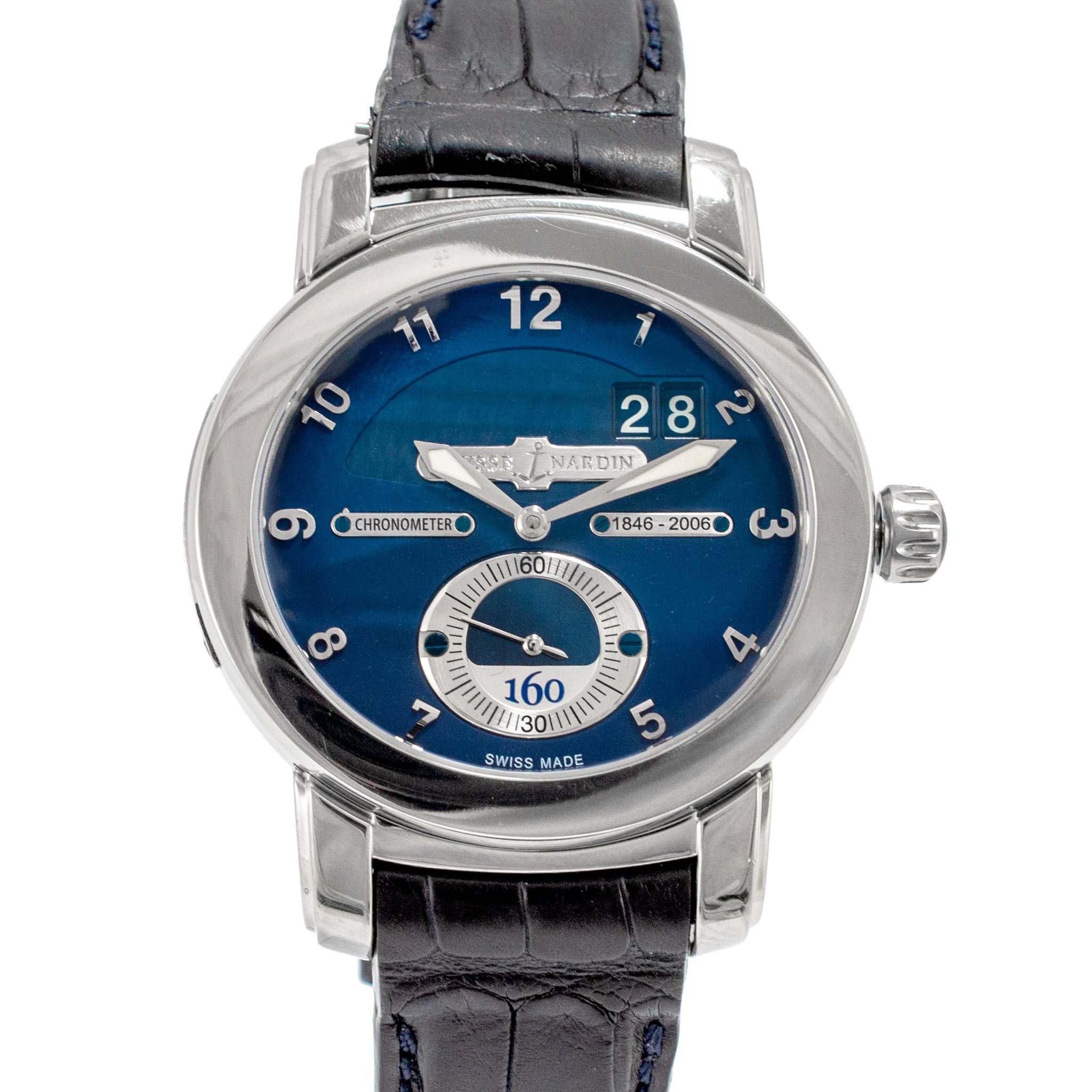 Ulysse Nardin Anniversary 160 L.Edition 43MM 1600-100 18K White Gold Watch