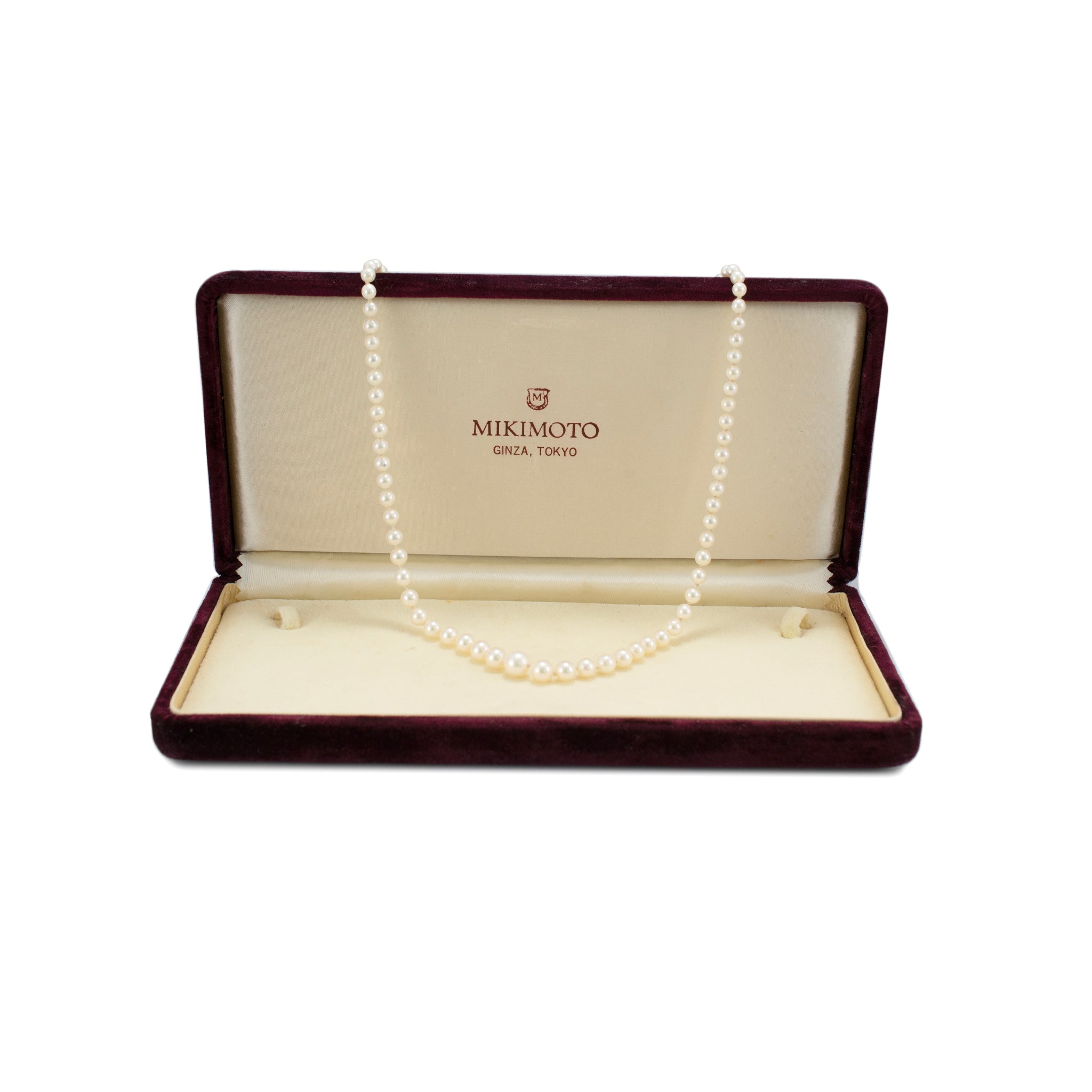 Mikimoto sterling silver Pearl Chain Necklace | DJP Jewelers