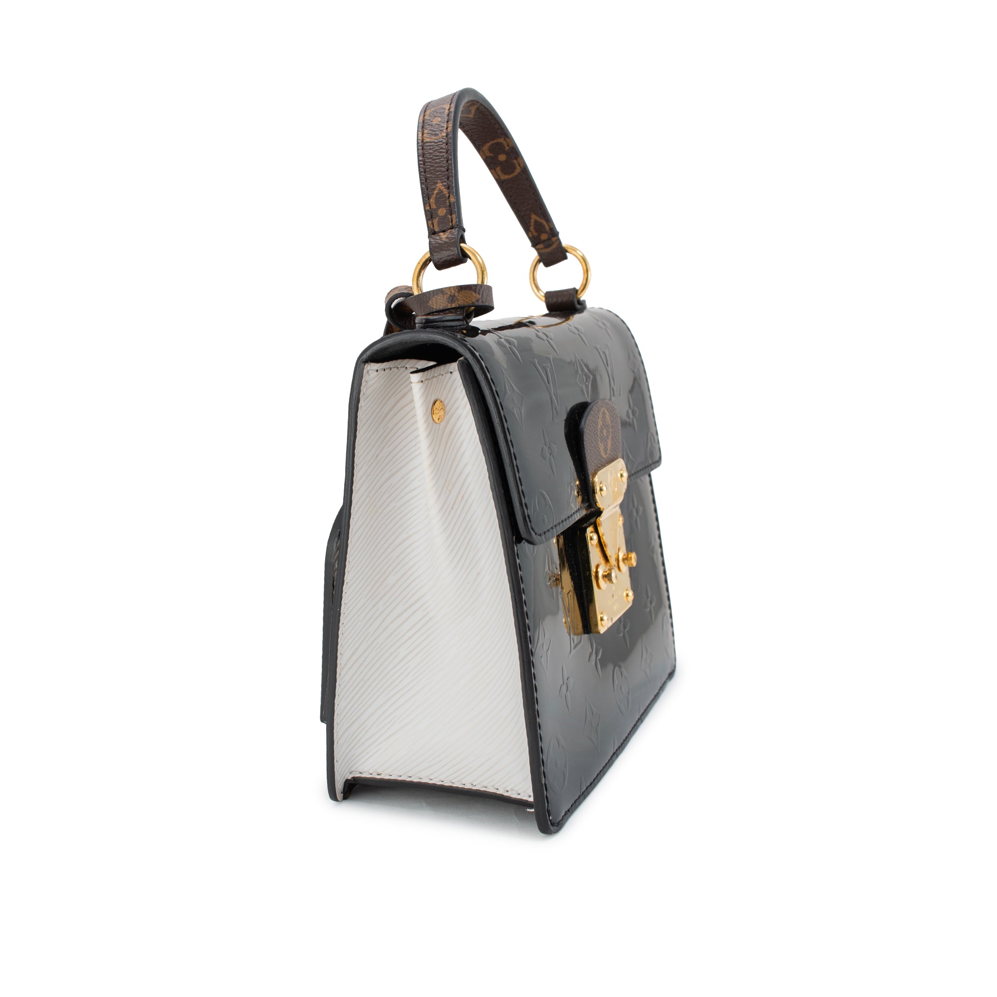 Louis Vuitton Black Monogram Vernis Epi Leather Spring Street PM Handbag