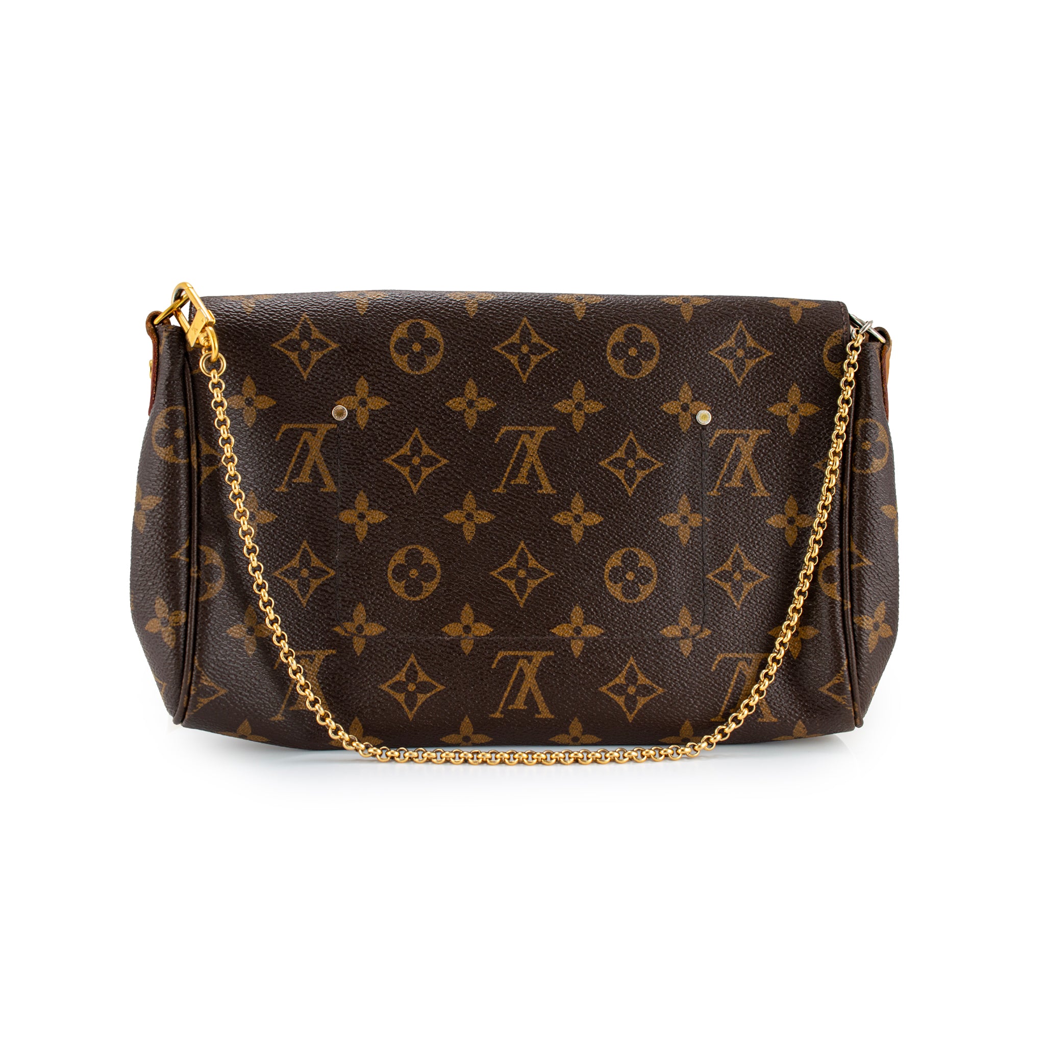Louis Vuitton Monogram Favorite MM Coated Canvas Gold-Tone Hardware Shoulder Bag
