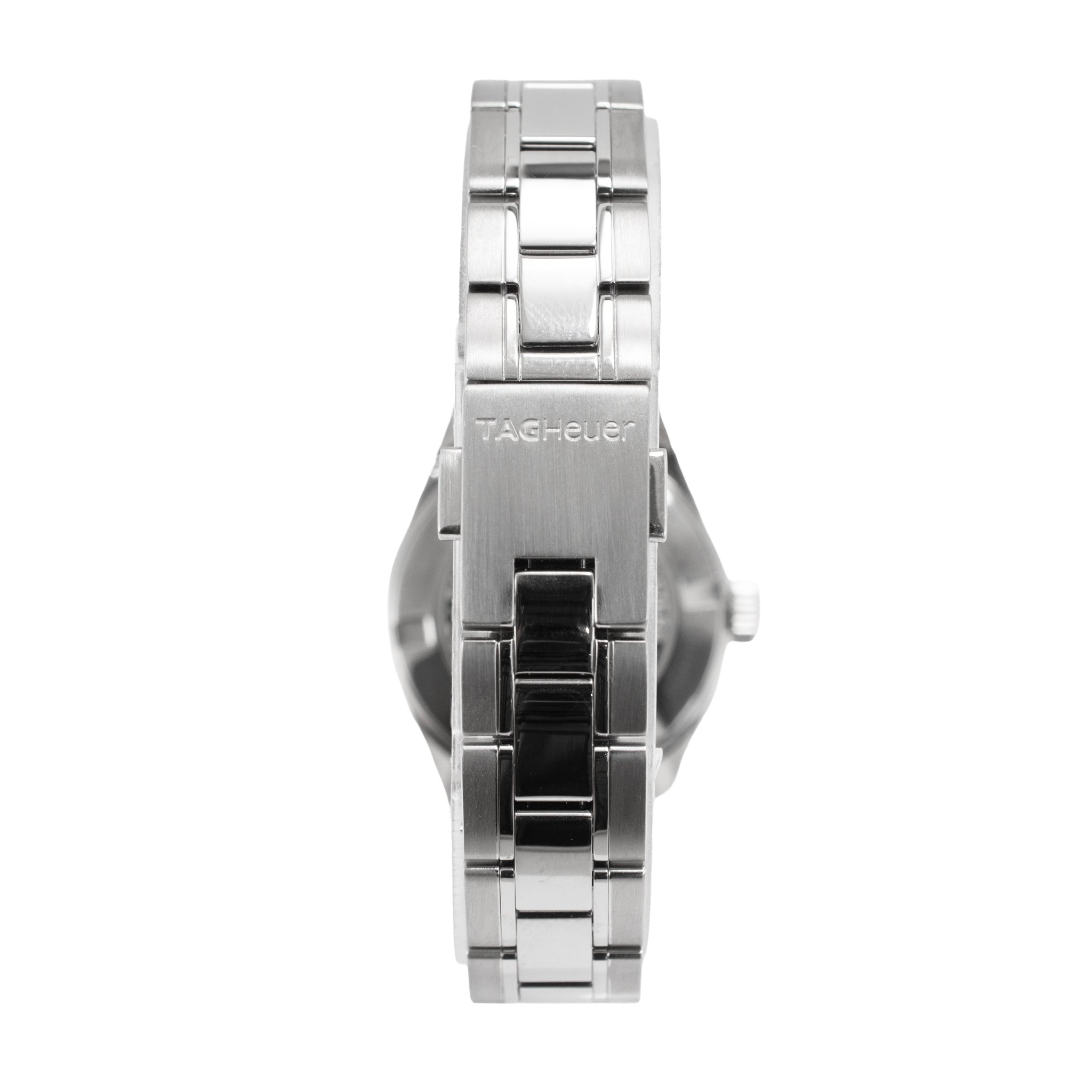 Ladies Tag Heuer Carrera 27MM wv1413.ba0793 Mop Diamond Dial Steel Quartz Watch