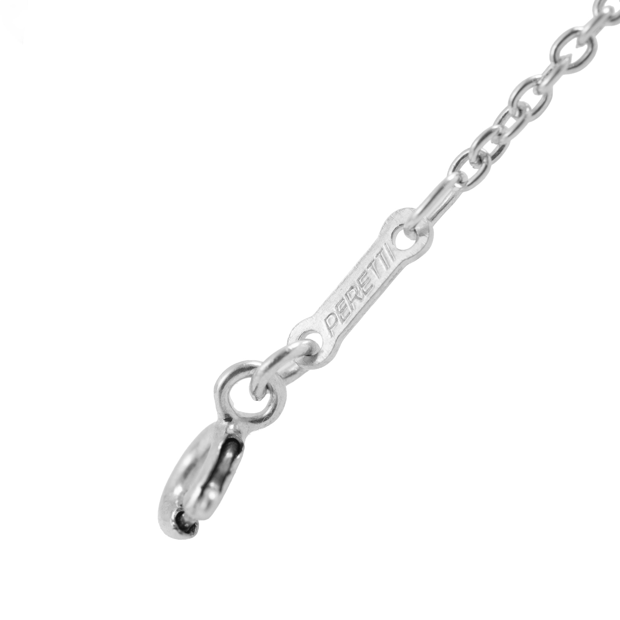 Tiffany & Co. Elsa Peretti 925 Sterling Silver Open Heart Pendant Necklace
