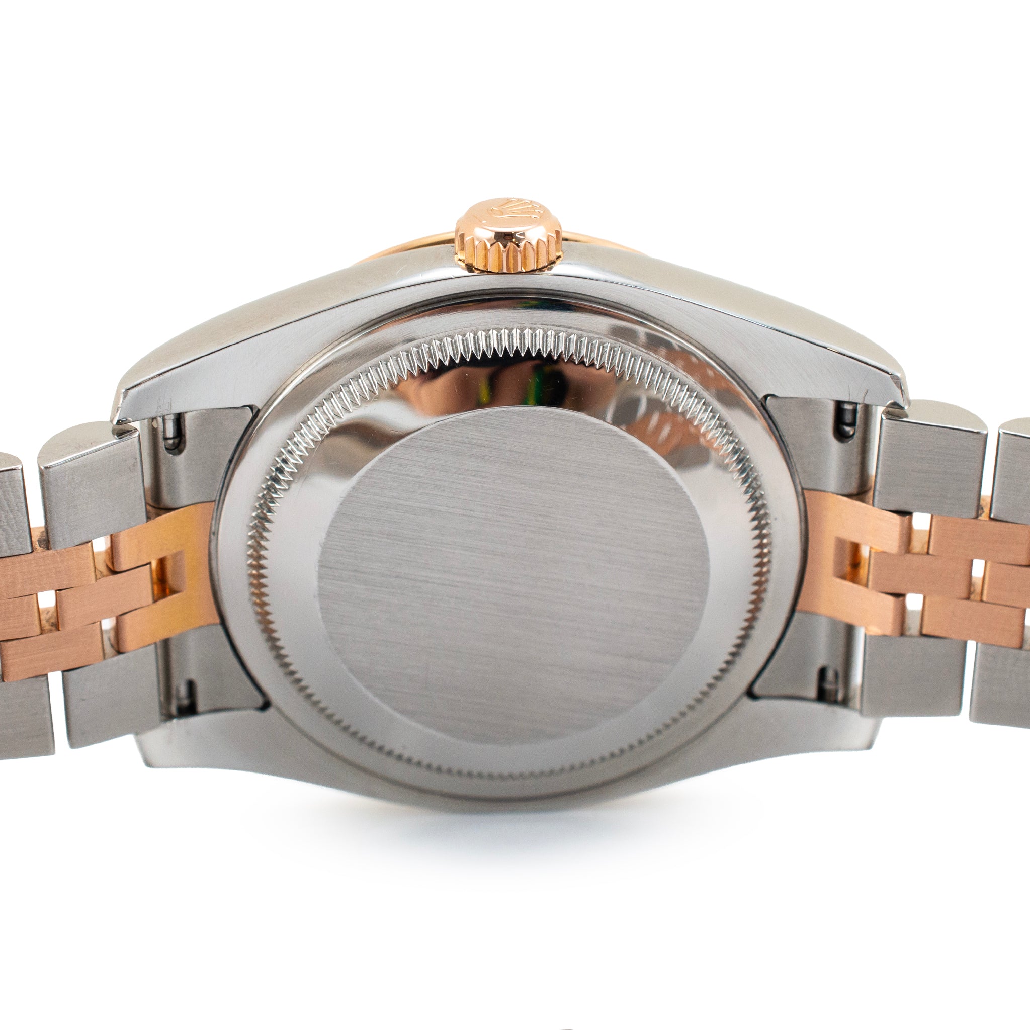 Rolex Datejust Turn-O-Graph 36MM 116261 Jubilee Fluted Rose Gold Steel Watch