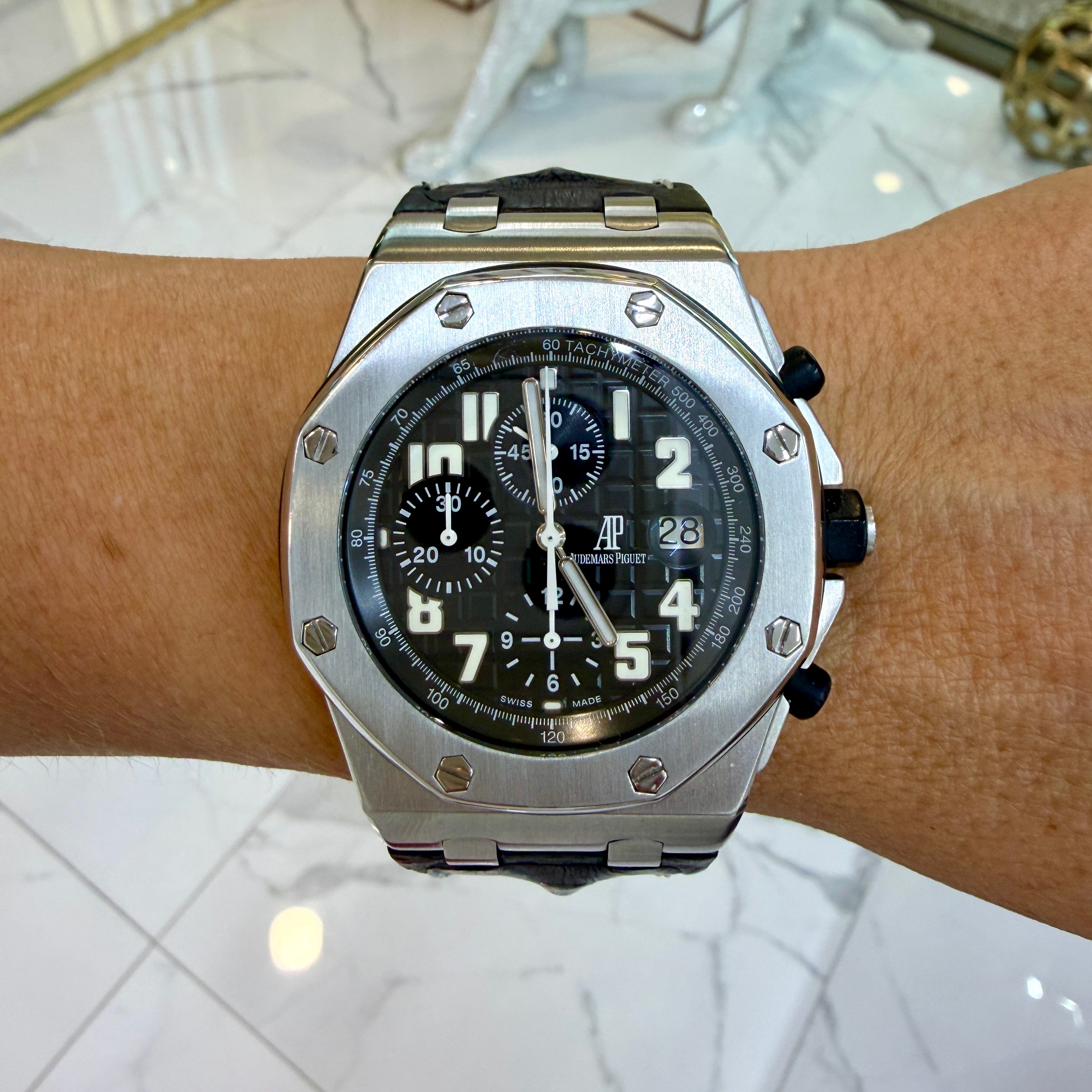 Audemars Piguet Royal Oak Offshore “The Beast” 42MM #26170st Black Steel Watch