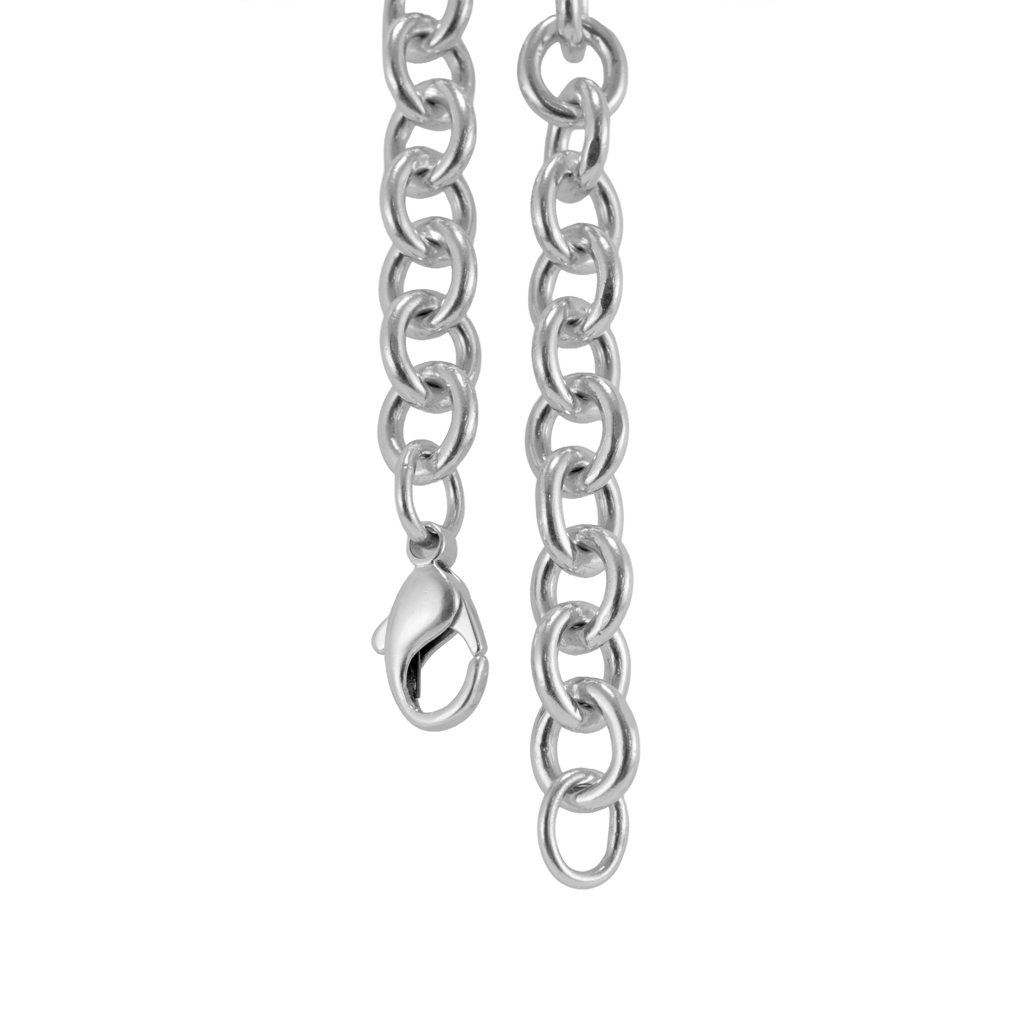 Tiffany & Co. Return to Tiffany Heart Tag 925 Silver Rolo Link Pendant Necklace