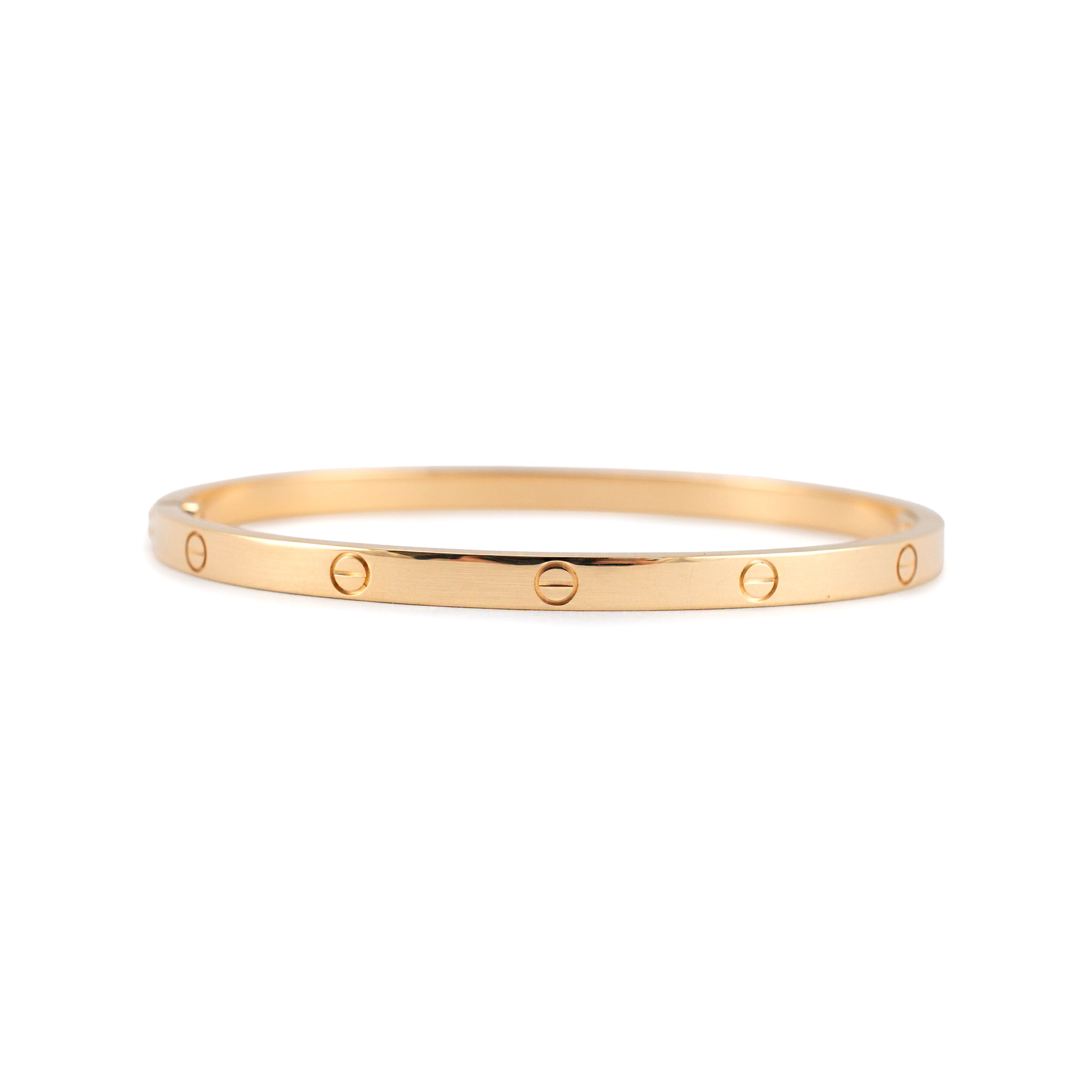 Cartier Love Small Model 18K Yellow Gold Bangle Bracelet