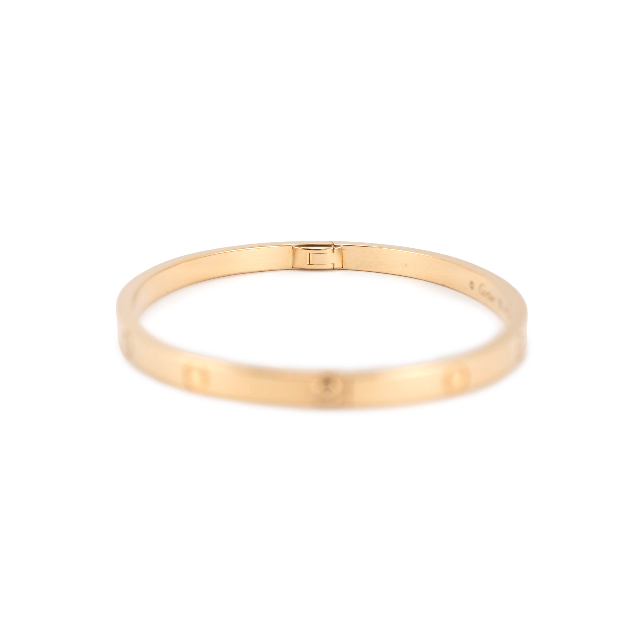 Cartier Love Small Model 18K Yellow Gold Bangle Bracelet