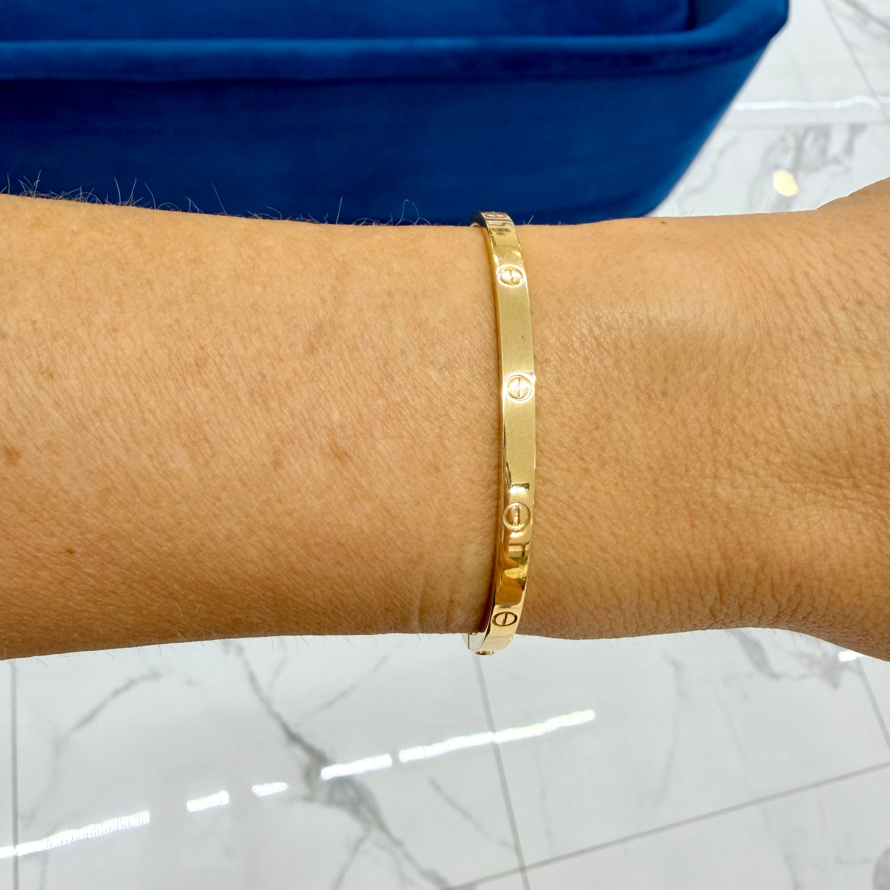 Cartier Love Small Model 18K Yellow Gold Bangle Bracelet