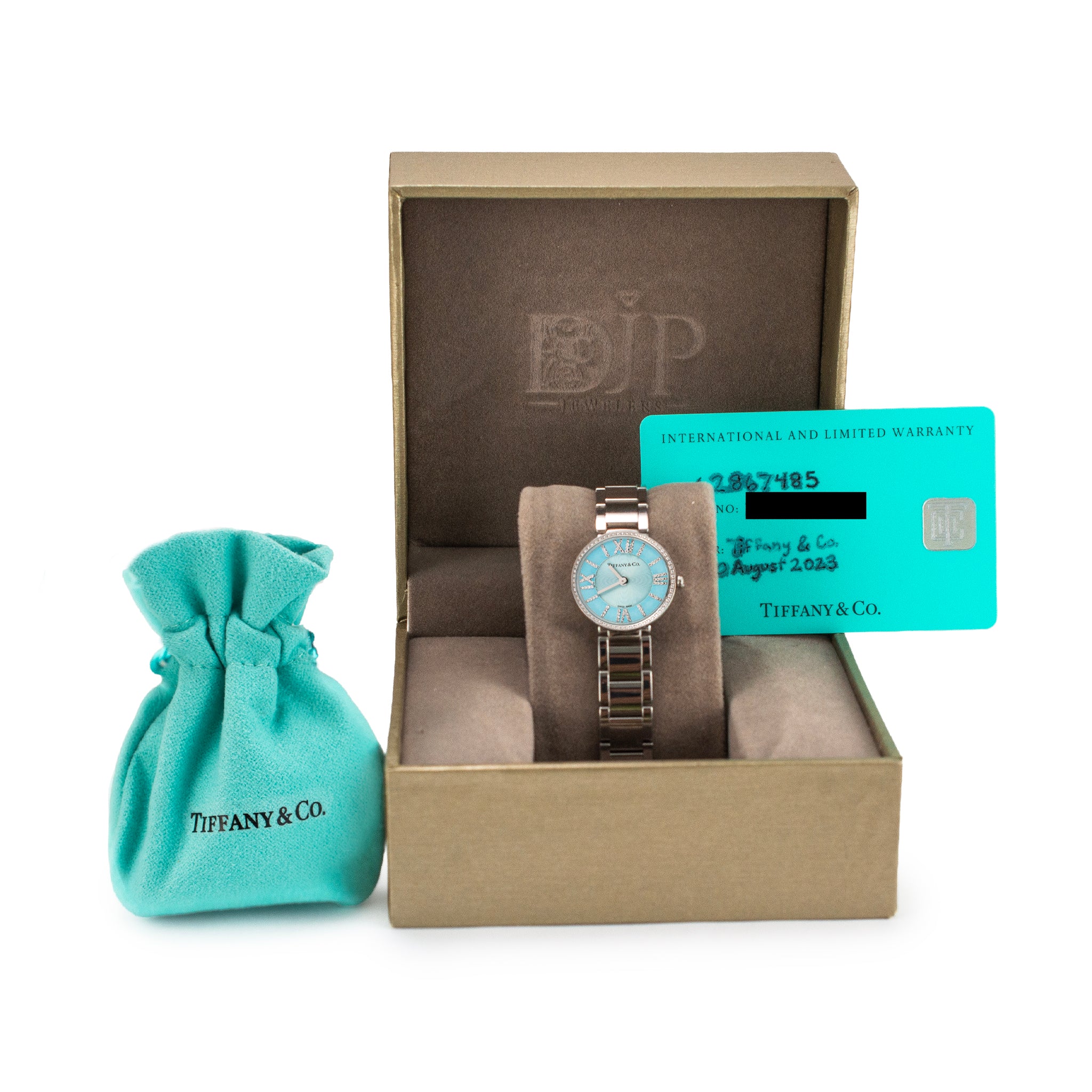 Tiffany & Co. Atlas 2-Hand stainless steel Diamond Watch | DJP