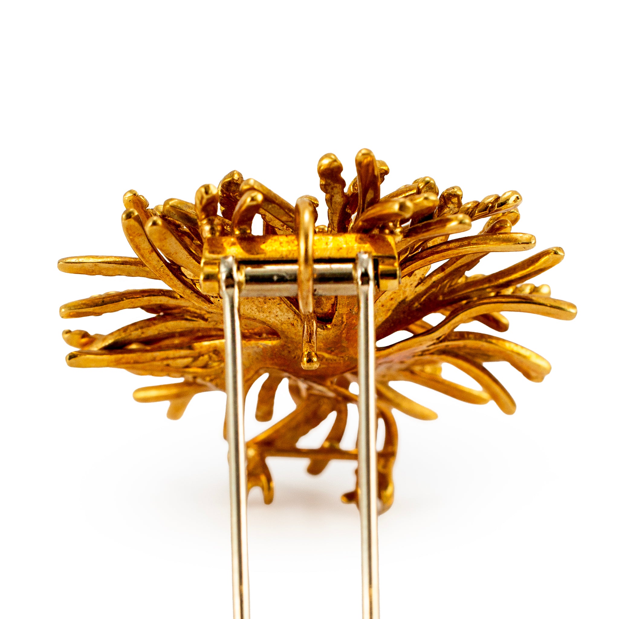 Vintage Tiffany & Co. 18K Yellow Gold Sea Anemone PIN Brooch