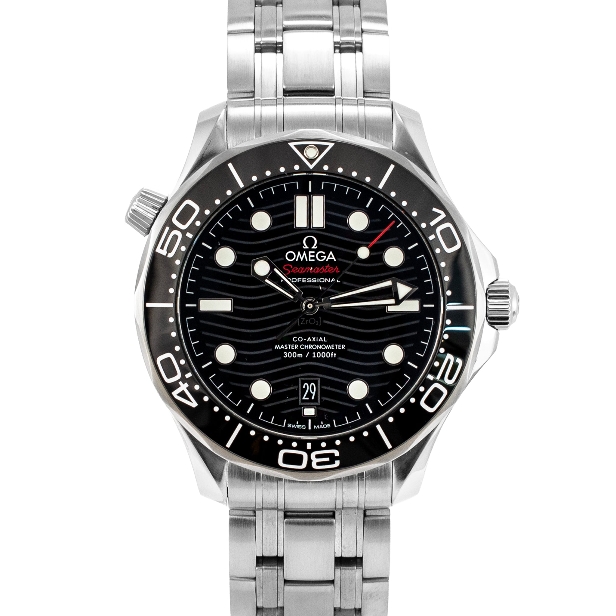 Omega Seamaster Diver 300M 42MM Black Dial Stainless Steel Automatic Watch