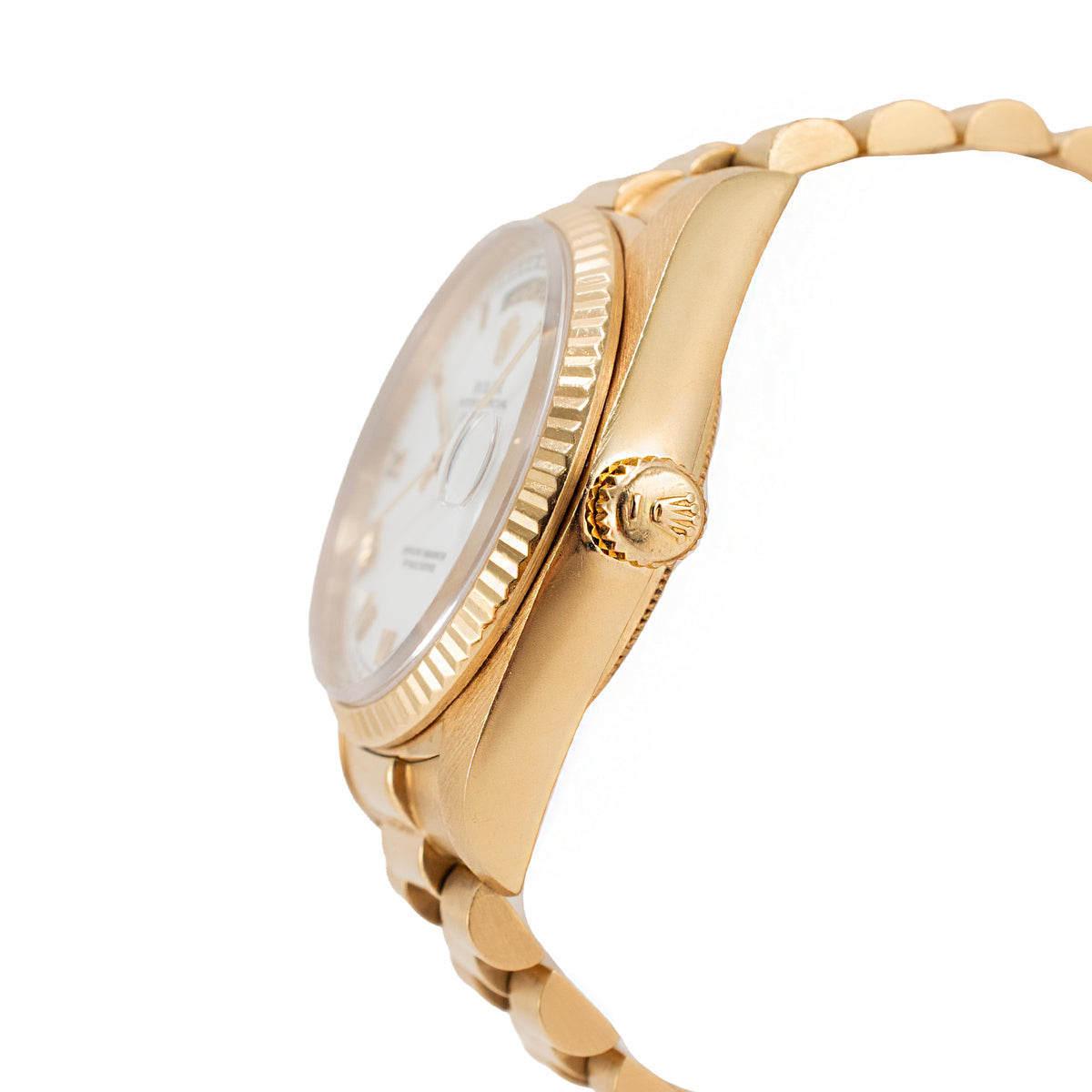 Vintage Rolex Day Date 36MM 18038 President 18K Yellow Gold Automatic Watch
