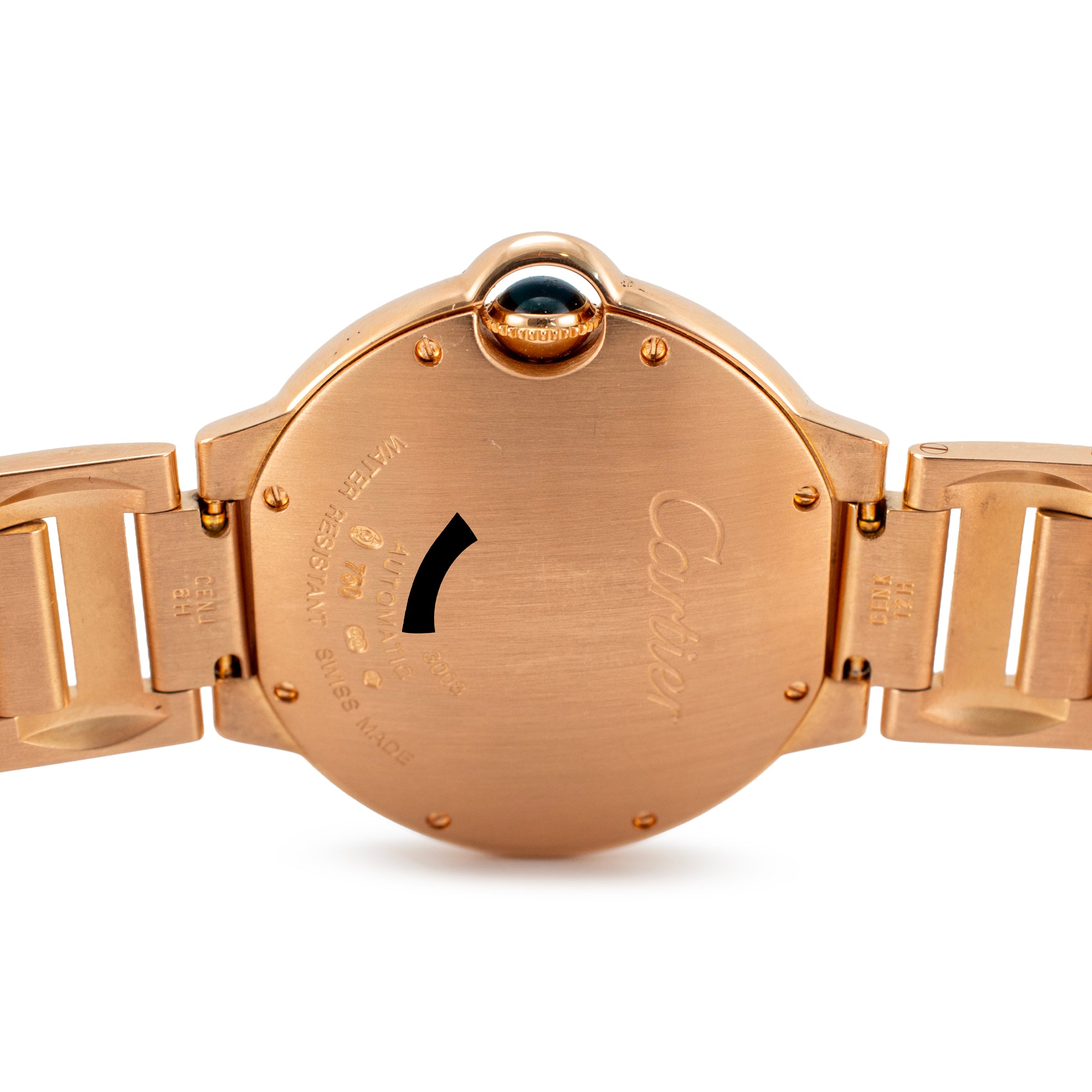 Cartier Ballon Bleu Medium 36MM w69004z2/3003 18K Rose Gold Automatic Watch