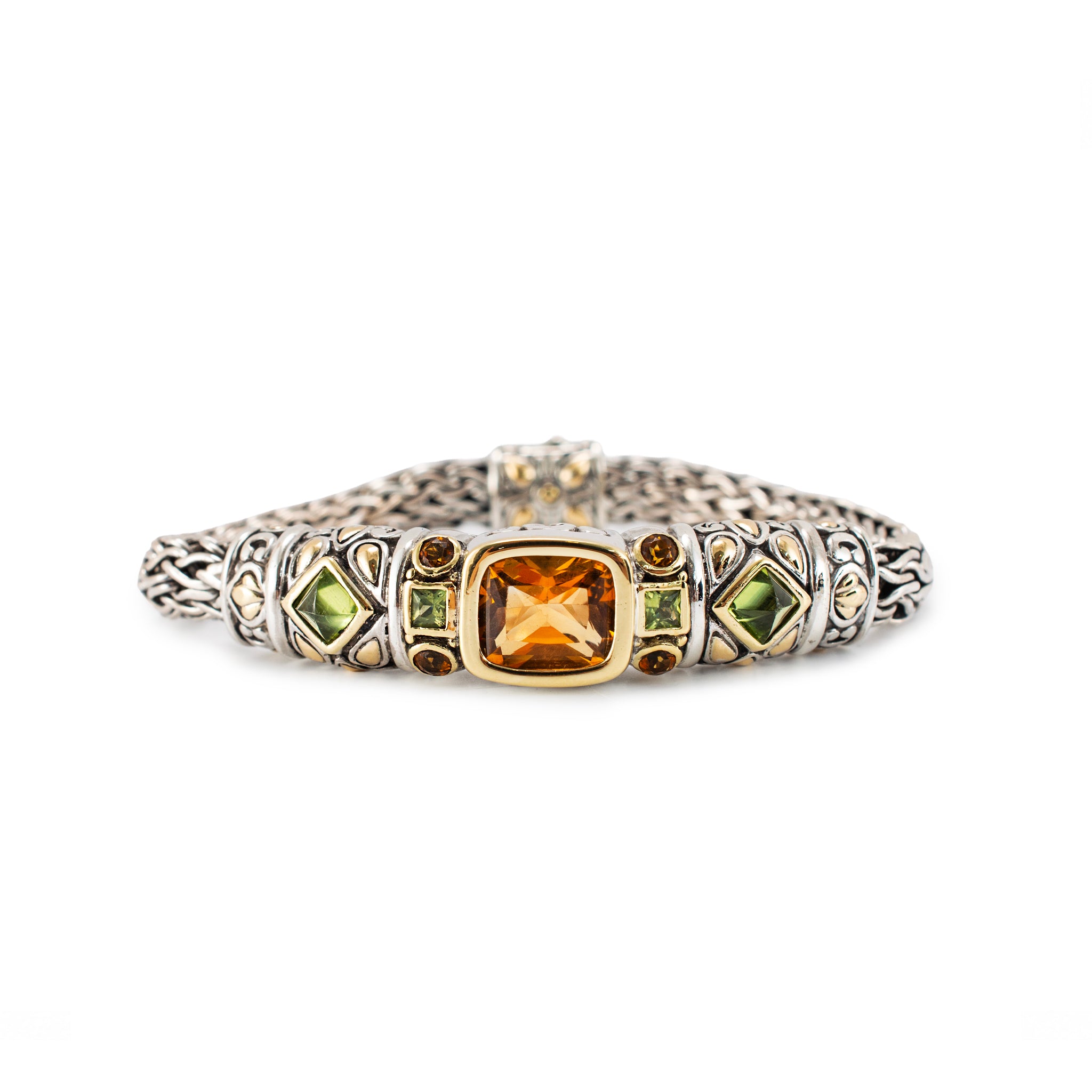 John Hardy Jaisalmer Silver and 18K Yellow Gold Citrine | DJP
