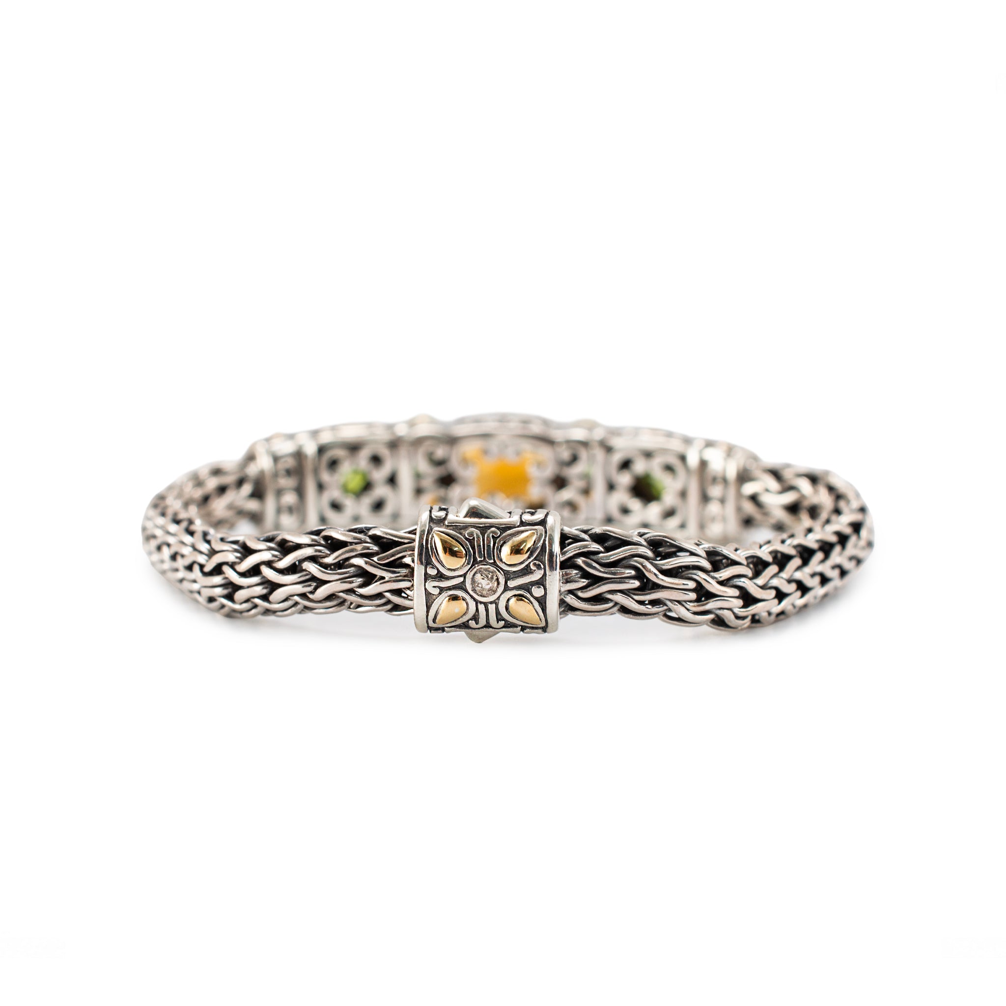 John Hardy Jaisalmer Silver and 18K Yellow Gold Citrine | DJP