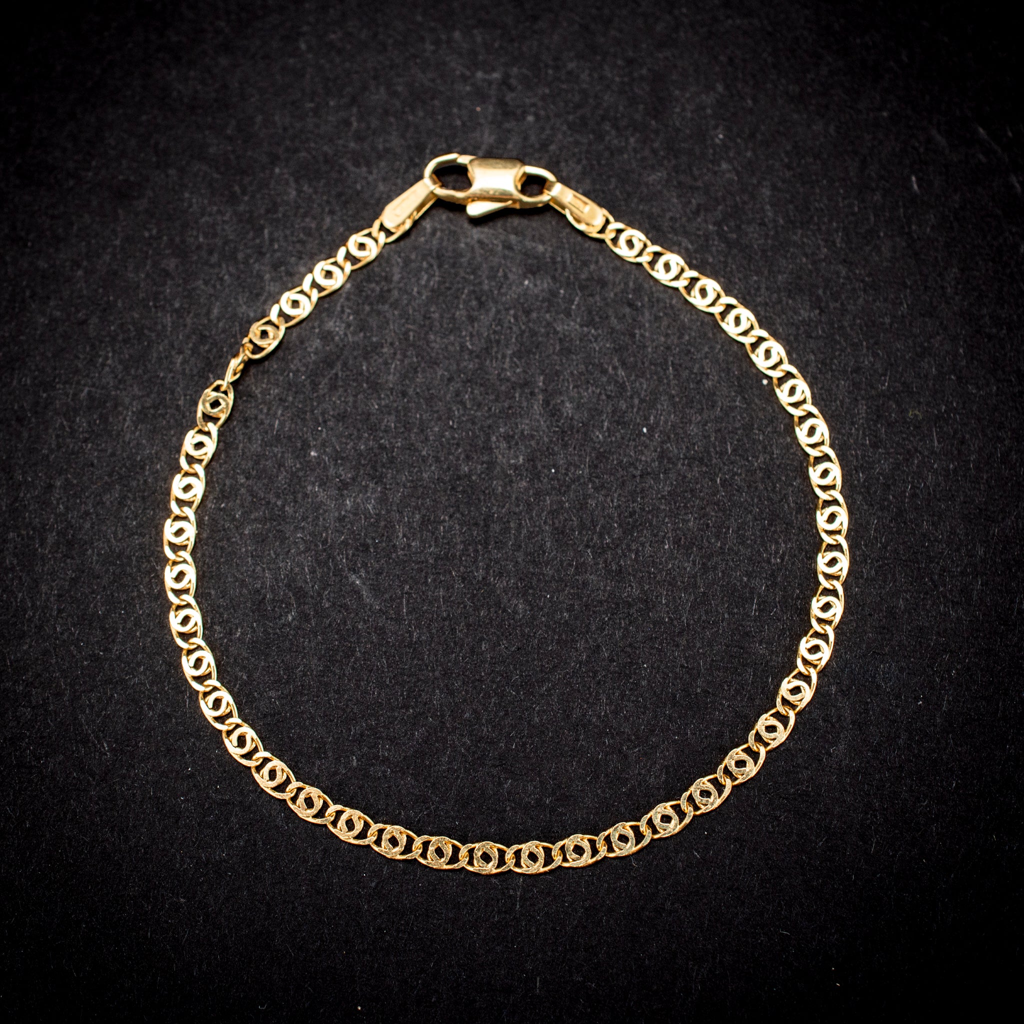18K Yellow Gold Link Bracelet 2.31g 6" 456897 available at DJP Jewelers & Luxury Buyers